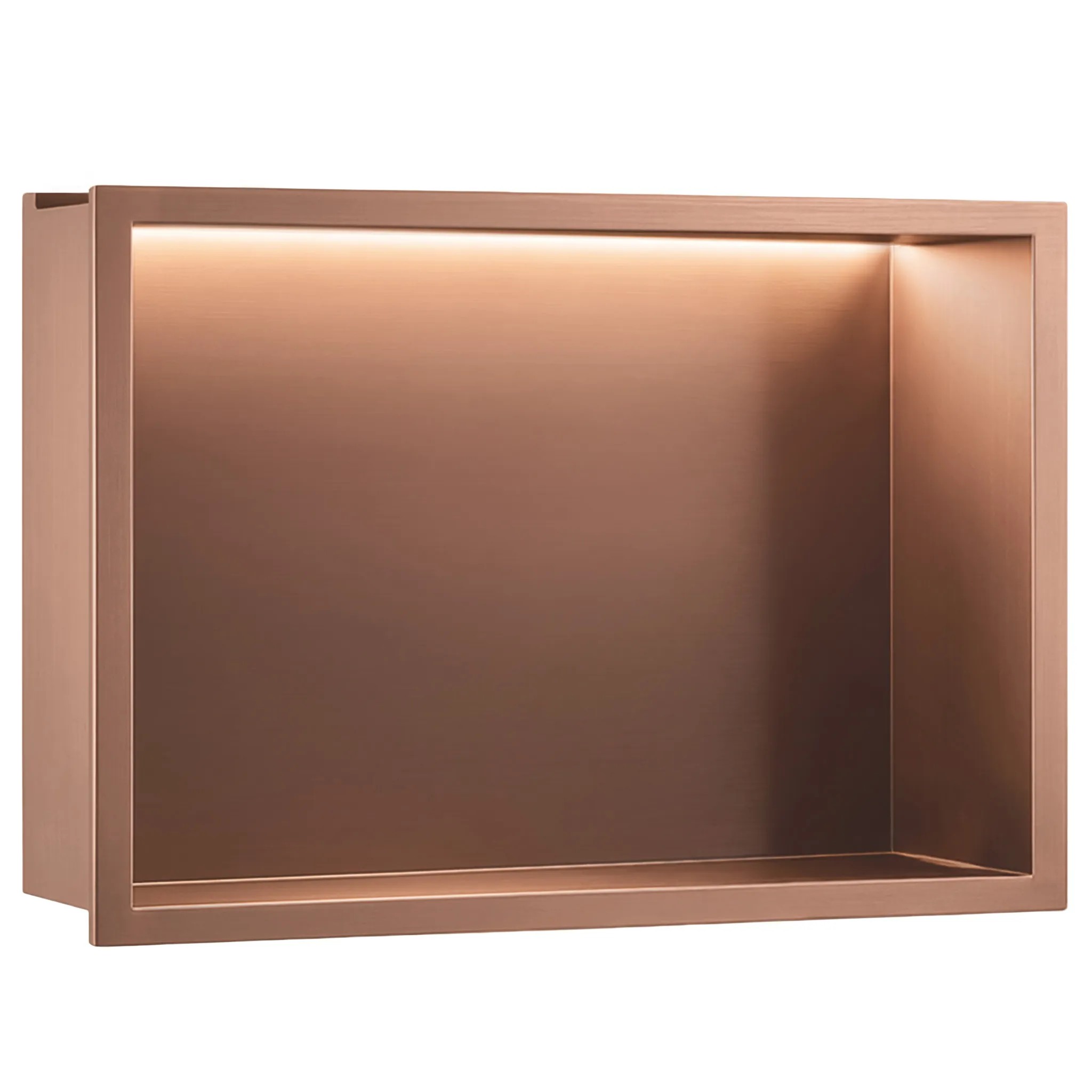 rea Įmontuojama Vonios Lentyna Led 30x45 Copper aprašymas - Prekės nuotrauka