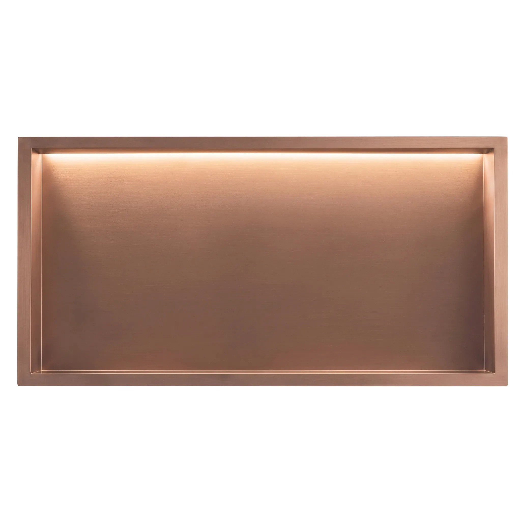 rea Įmontuojama Vonios Lentyna Led 30x60 Copper aprašymas - Prekės nuotrauka