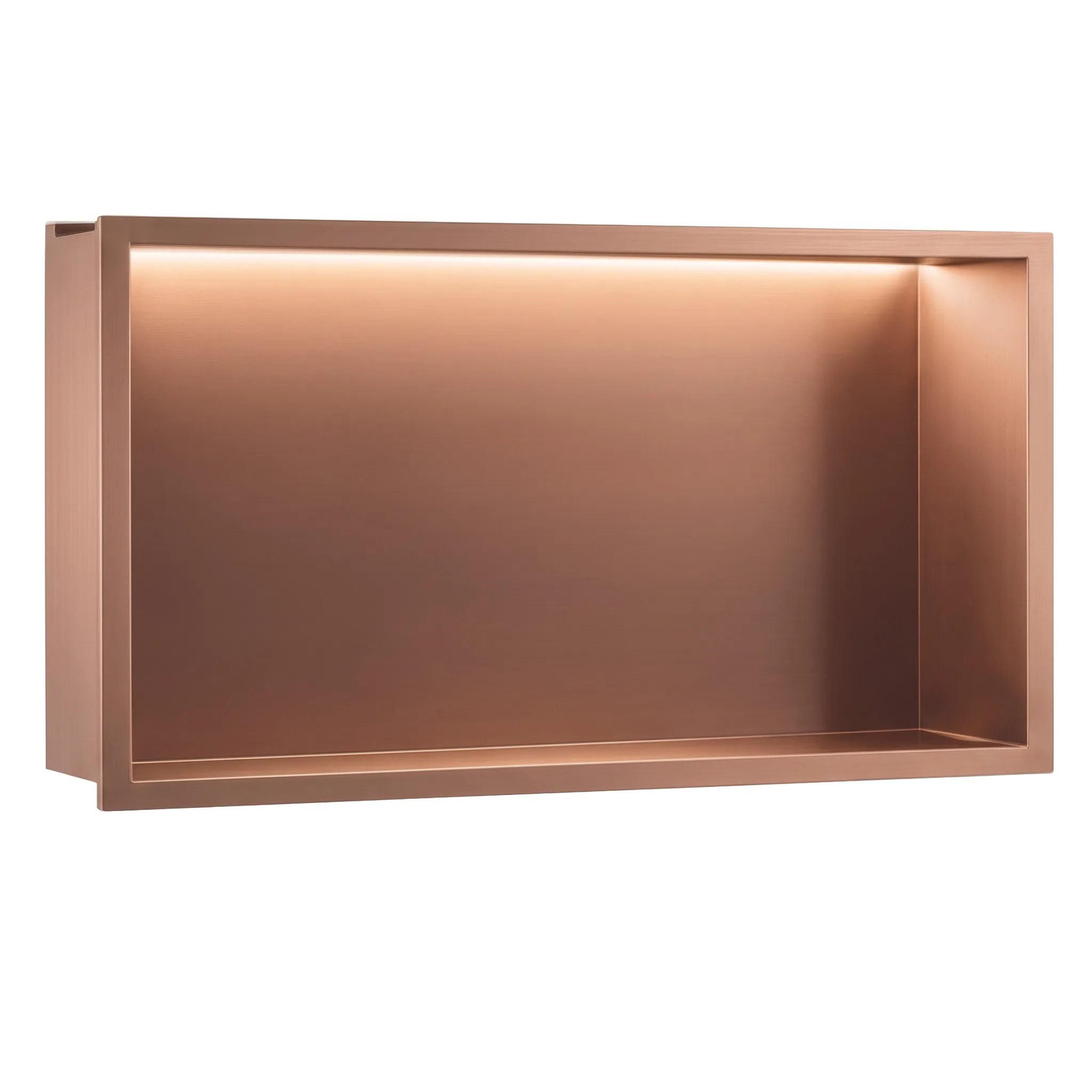 rea Įmontuojama Vonios Lentyna Led 30x60 Copper aprašymas - Prekės nuotrauka