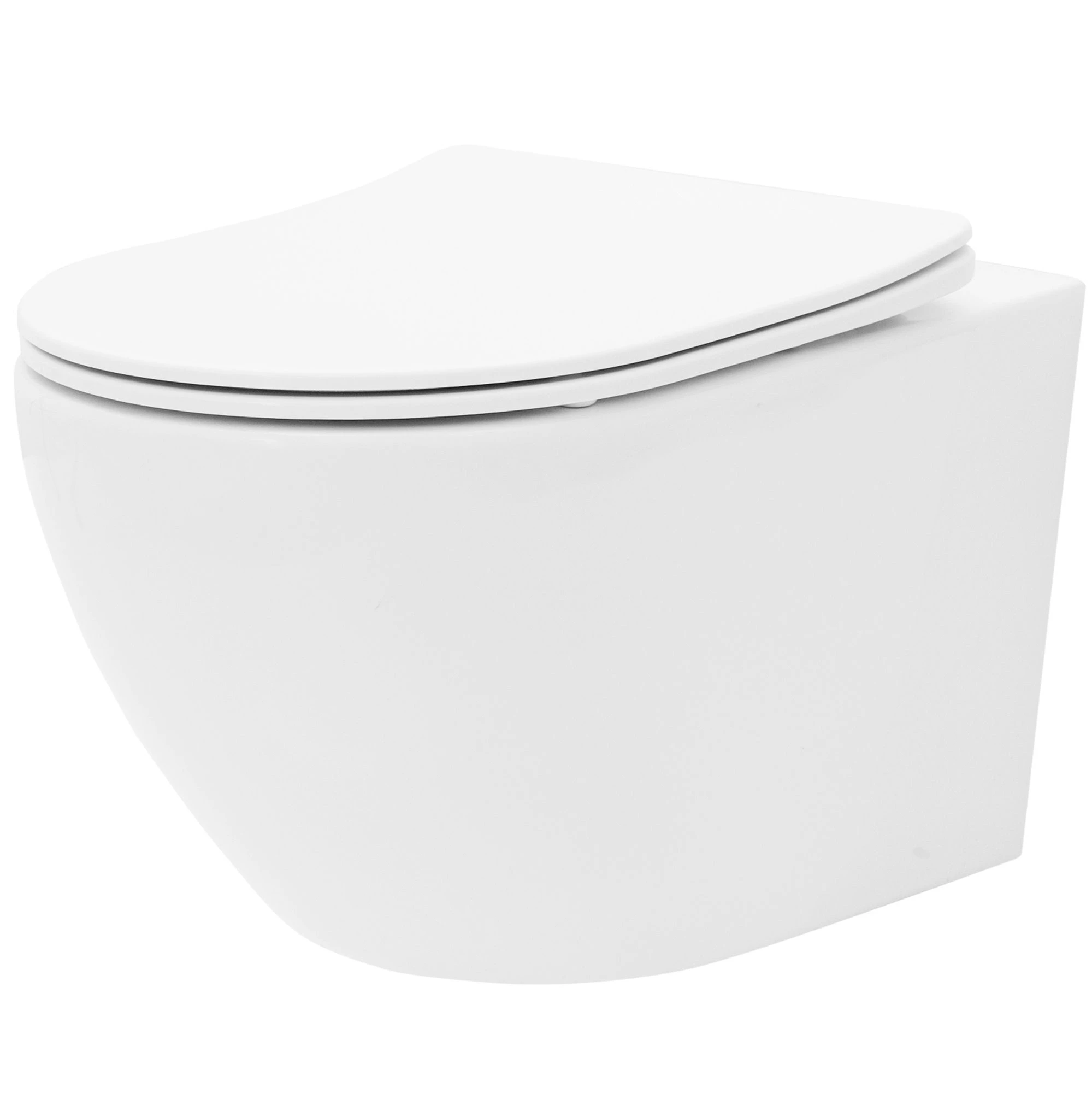 rea Klozetas WC Carlo Flat Mini Rimless + Bide Carlio Mini aprašymas - Prekės nuotrauka