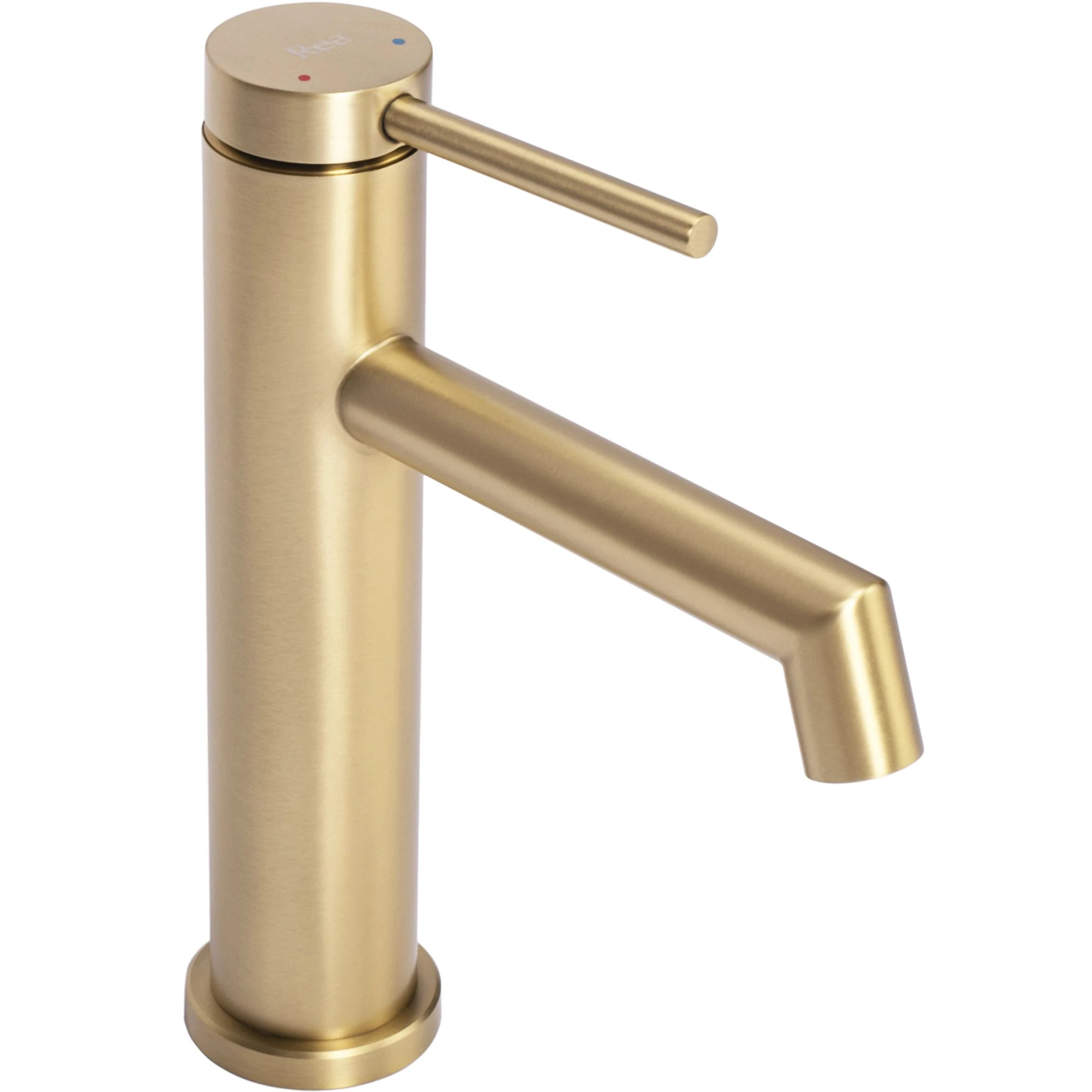 Kriauklės maišytuvas Rea Foss GOLD BRUSH Low aprašymas - Prekės nuotrauka
