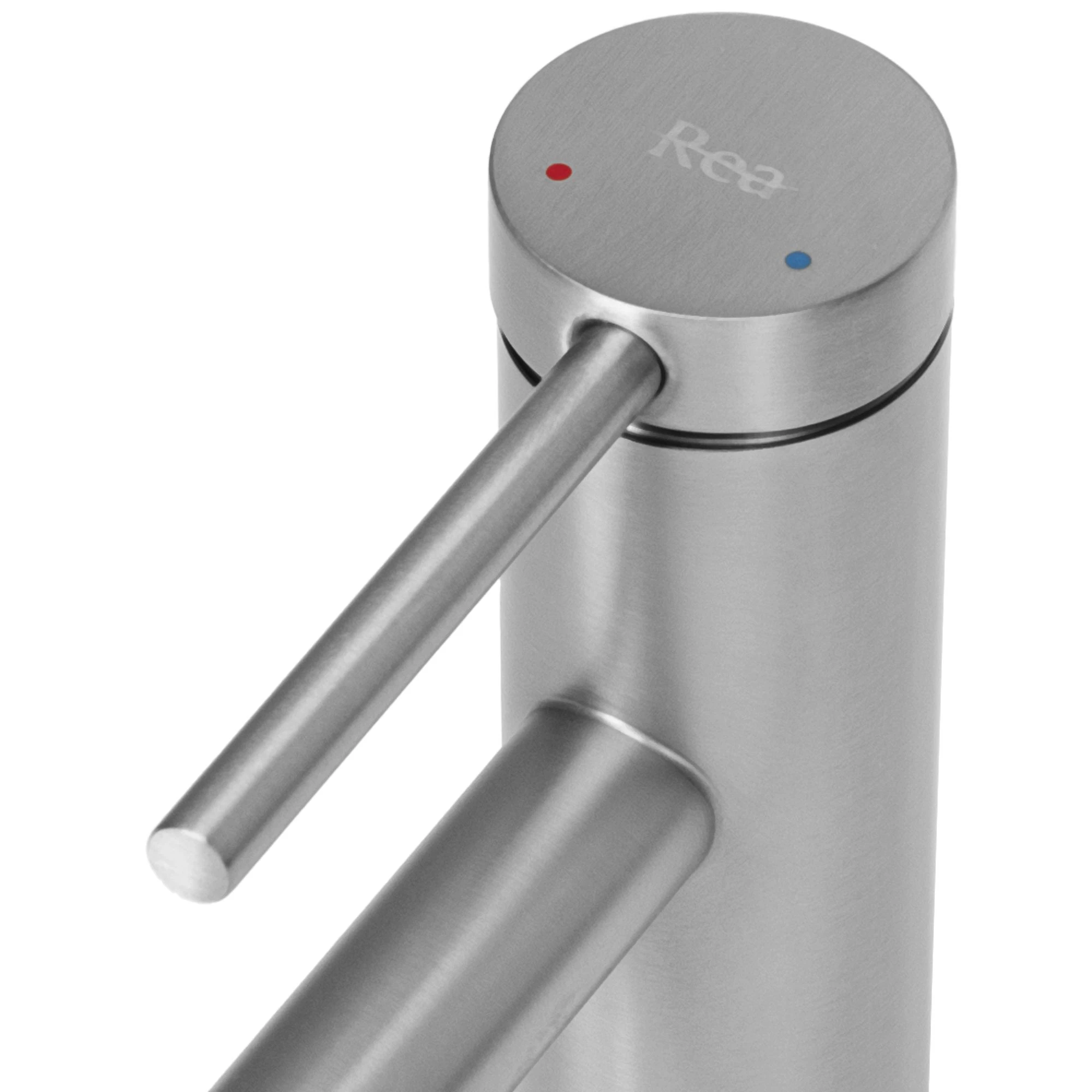 Kriauklės maišytuvas Rea Foss Nickel Low aprašymas - Prekės nuotrauka