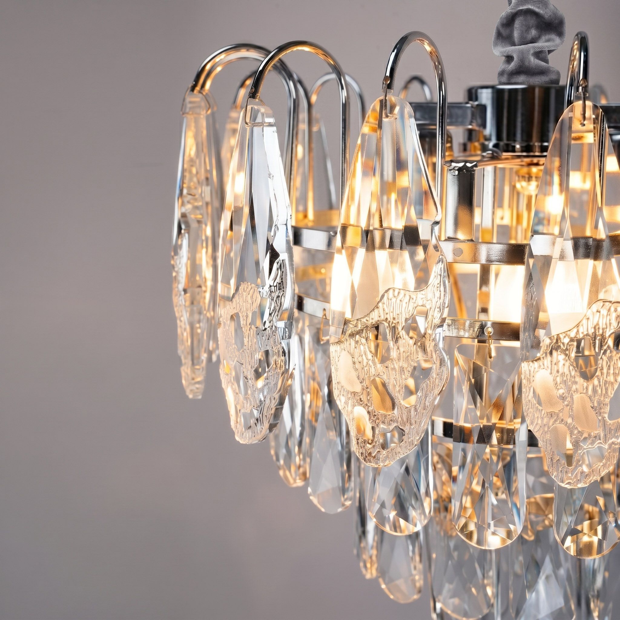 Toolight Krištolinis pakabinamas šviestuvas SWE079-CP 50cm Chrom aprašymas - Prekės nuotrauka