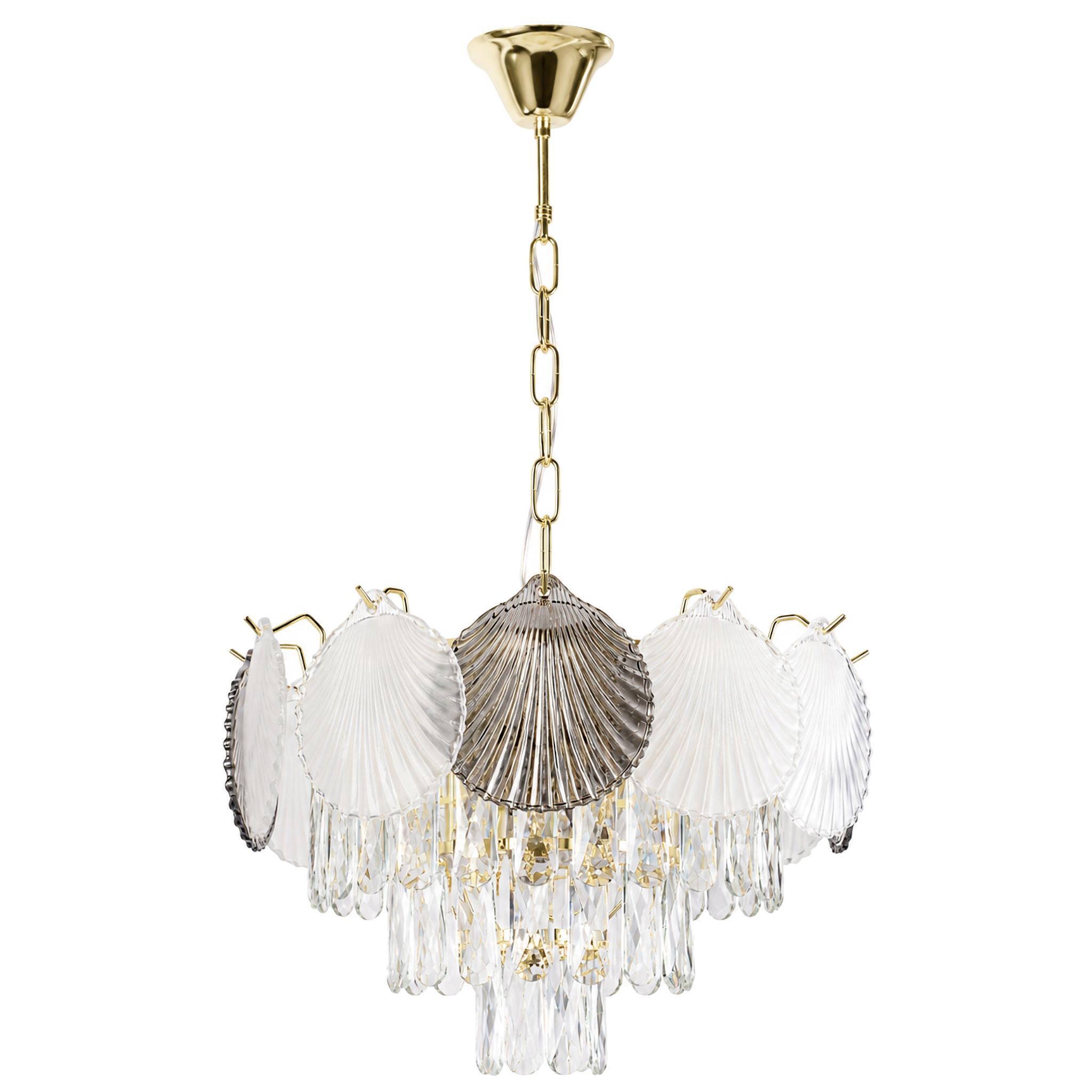 Toolight Krištolinis pakabinamas šviestuvas SWE083-CP 40cm GOLD aprašymas - Prekės nuotrauka