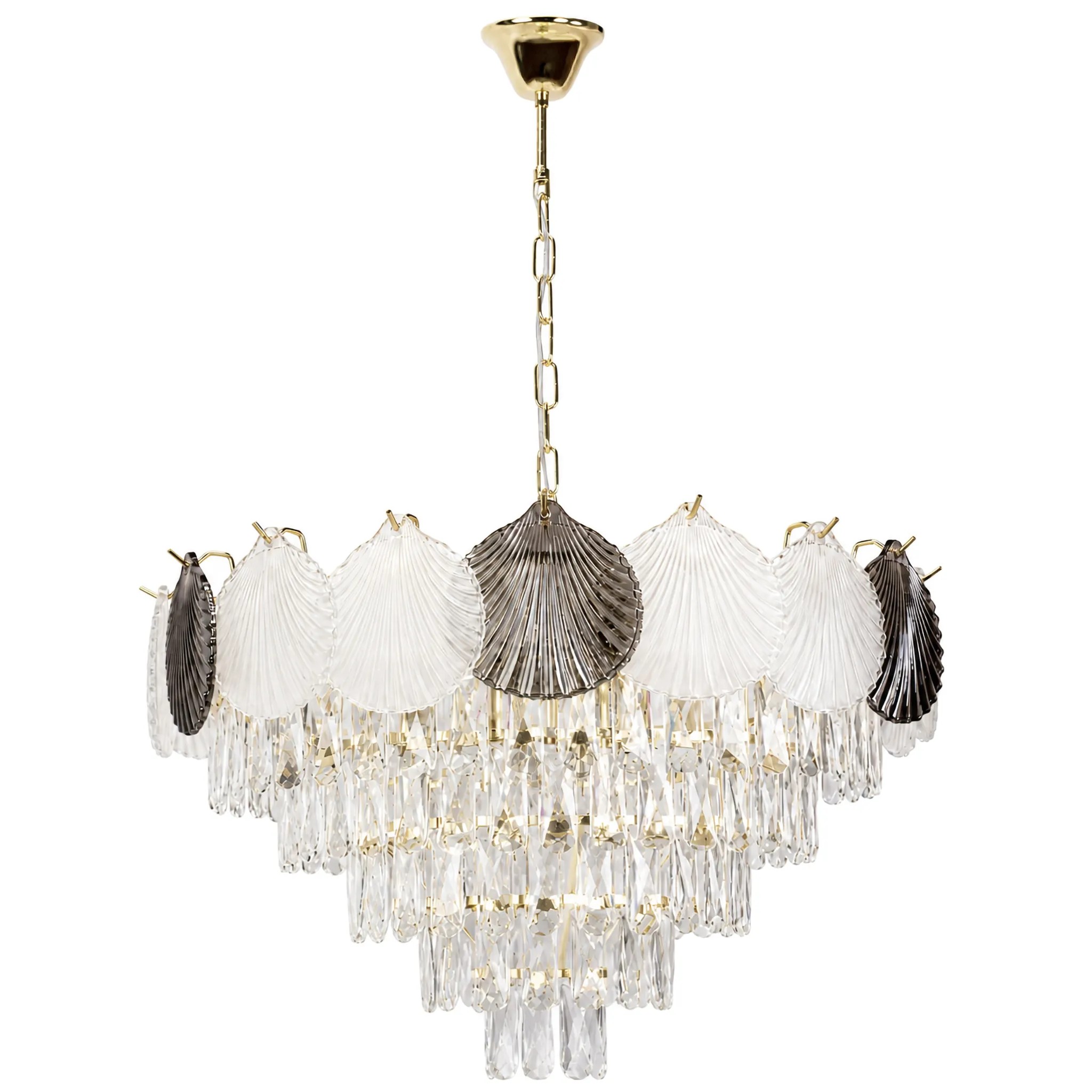 Toolight Krištolinis pakabinamas šviestuvas SWE084-CP 60cm GOLD aprašymas - Prekės nuotrauka
