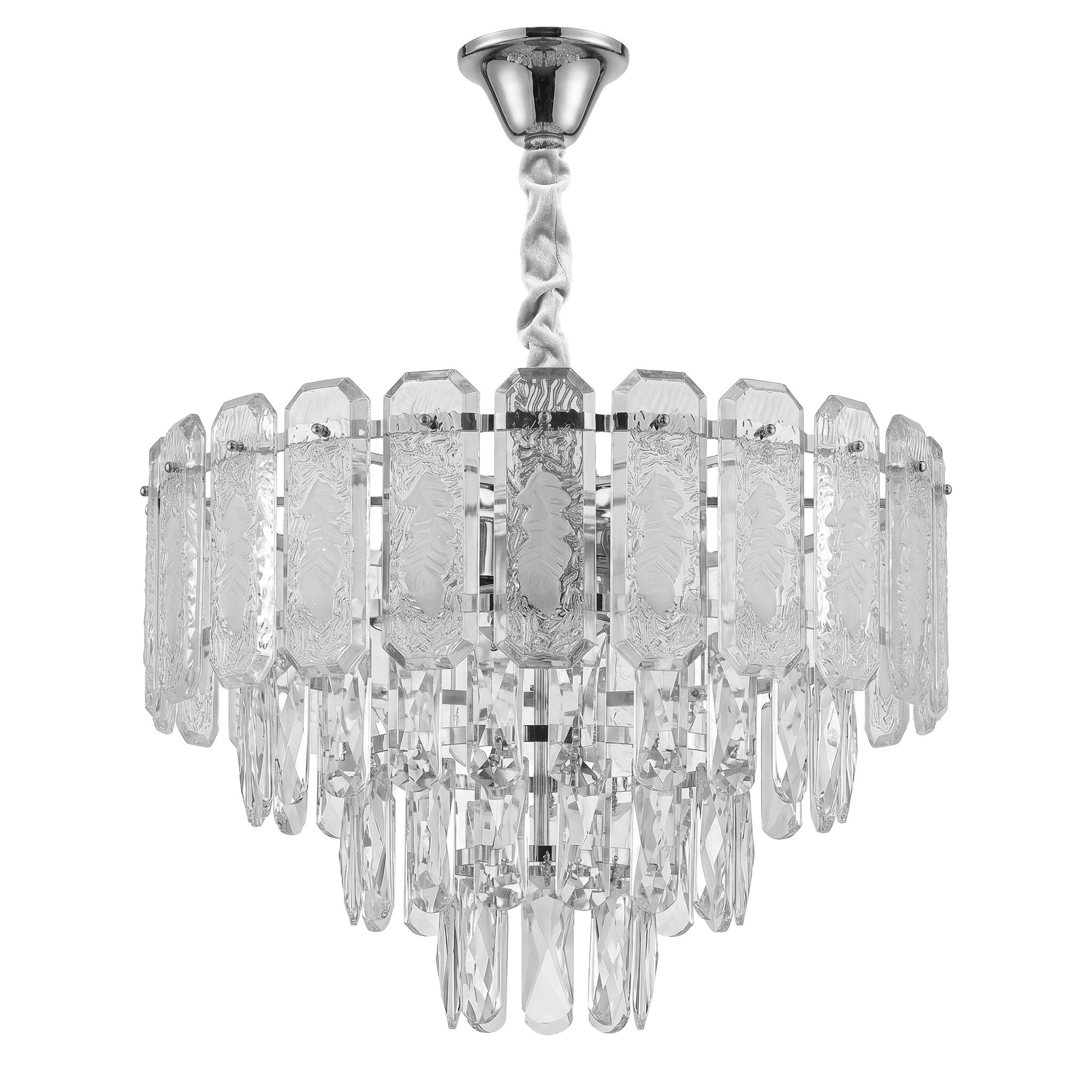 Toolight Krištolinis pakabinamas šviestuvas SWE087-CP 40cm CHROME aprašymas - Prekės nuotrauka