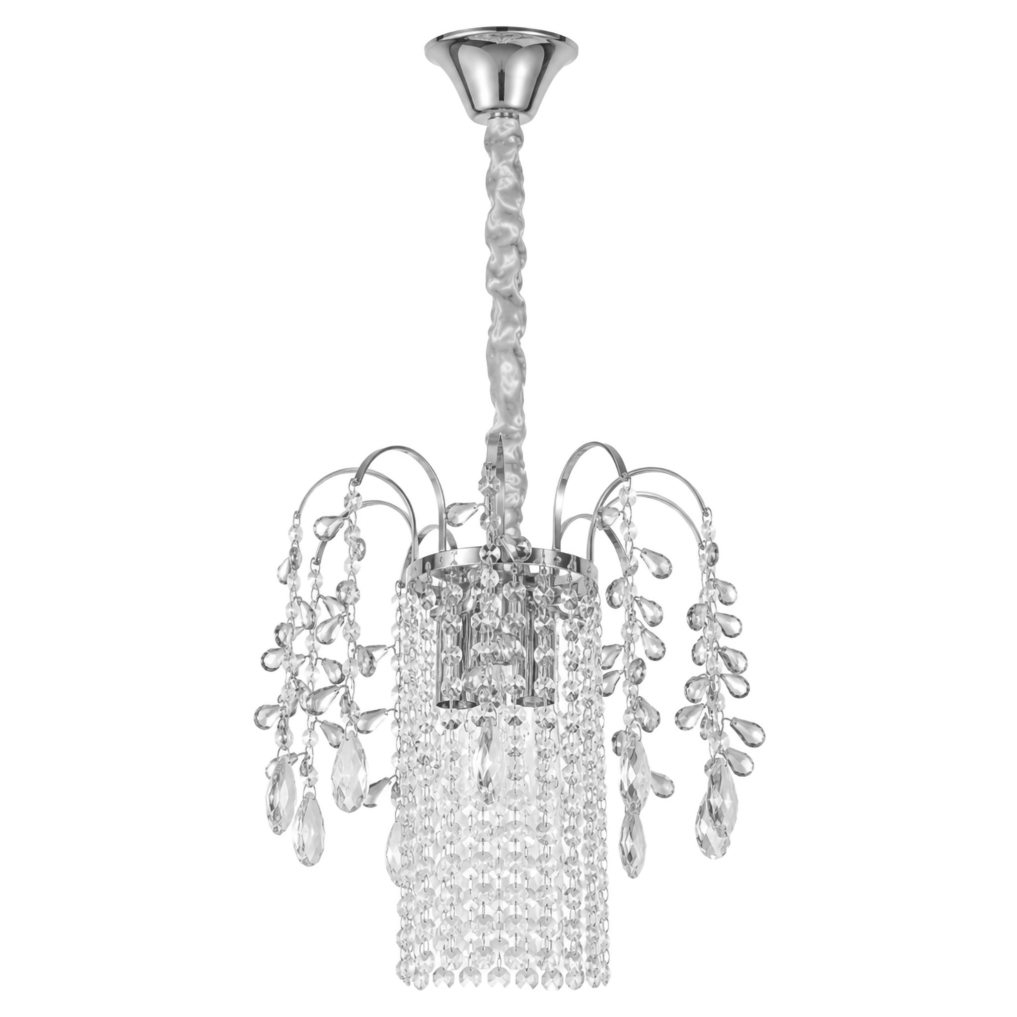 Toolight Krištolinis pakabinamas šviestuvas SWE089-CP 30cm CHROME aprašymas - Prekės nuotrauka