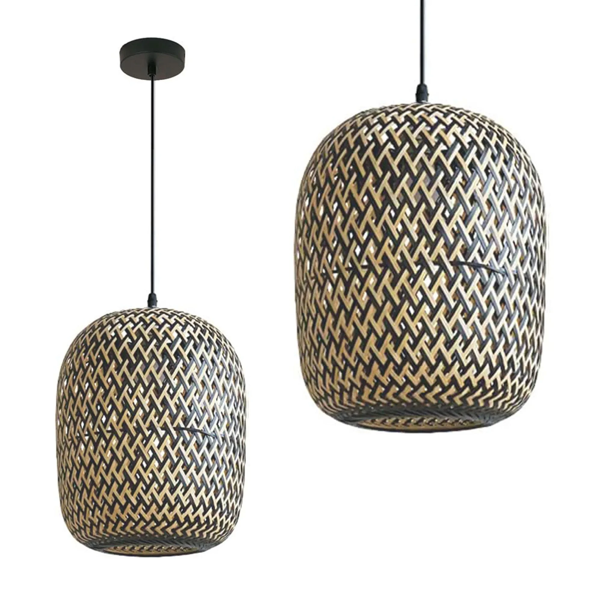 Pakabinamas šviestuvas Toolight LAMPA SUFITOWA WISZĄCA BOHO BAMBOO APP1542-1CP aprašymas - Prekės nuotrauka