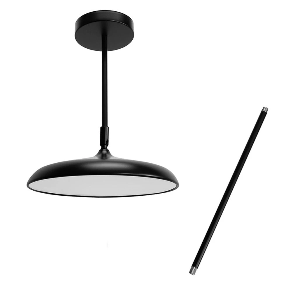 Pakabinamas šviestuvas Toolight Lampa wisząca LED APP1280-CP Juodas aprašymas - Prekės nuotrauka