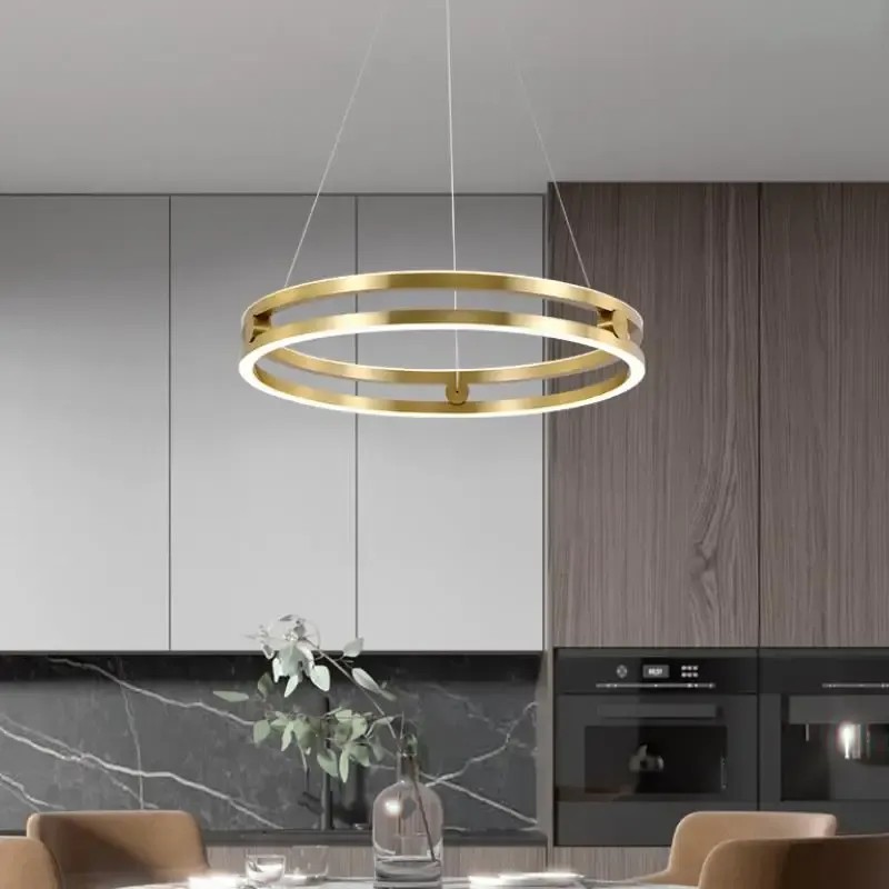 Pakabinamas šviestuvas Toolight Lampa wisząca LHJ015-CP 60 CM GOLD aprašymas - Prekės nuotrauka