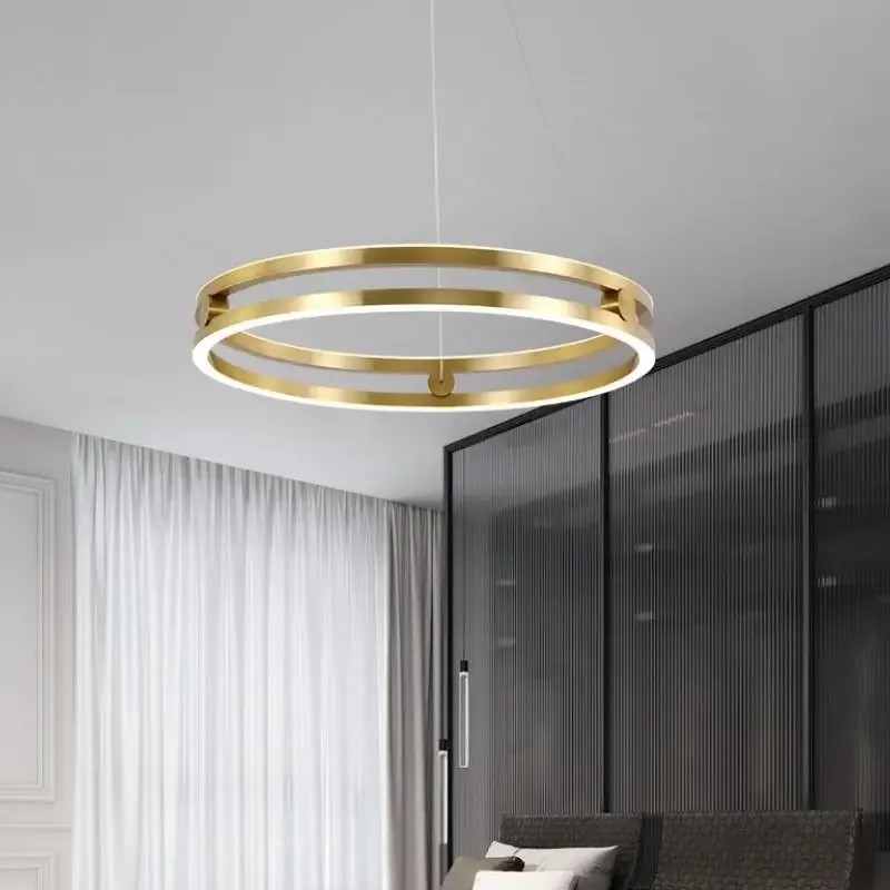 Pakabinamas šviestuvas Toolight Lampa wisząca LHJ015-CP 60 CM GOLD aprašymas - Prekės nuotrauka