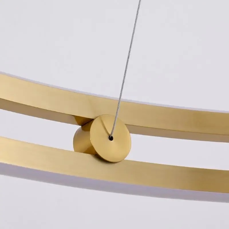 Pakabinamas šviestuvas Toolight Lampa wisząca LHJ015-CP 60 CM GOLD aprašymas - Prekės nuotrauka