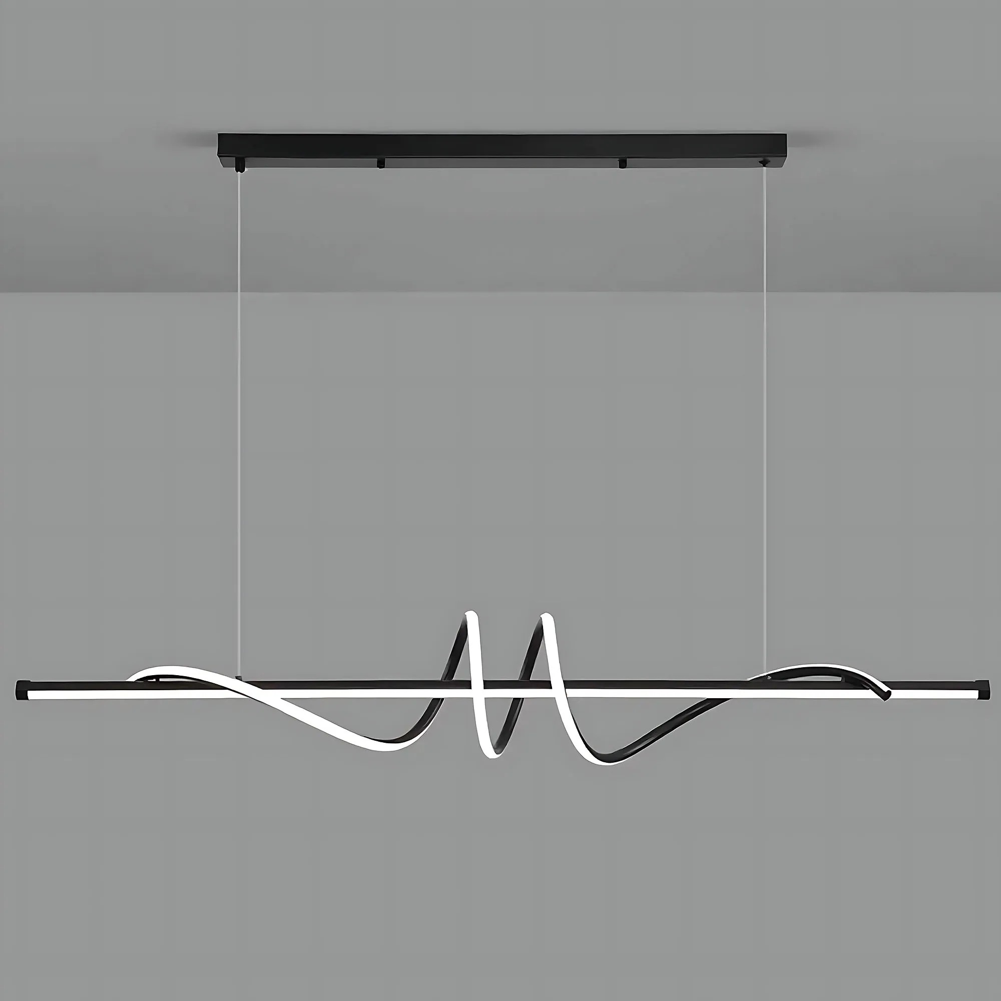 Pakabinamas šviestuvas Toolight Lampa wisząca LHJ023-CP 120 cm Juodas aprašymas - Prekės nuotrauka