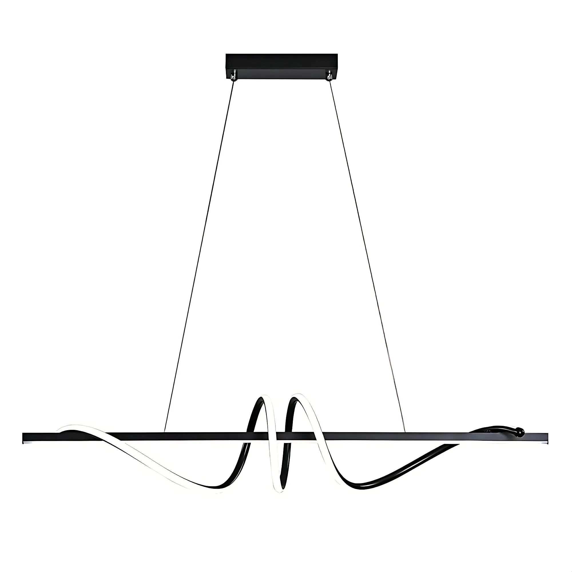 Pakabinamas šviestuvas Toolight Lampa wisząca LHJ023-CP 120 cm Juodas aprašymas - Prekės nuotrauka