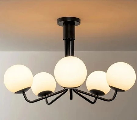 Lubinis šviestuvas Toolight LAMPA WISZĄCA SUFITOWA Juoda APP1578-5C aprašymas - Prekės nuotrauka