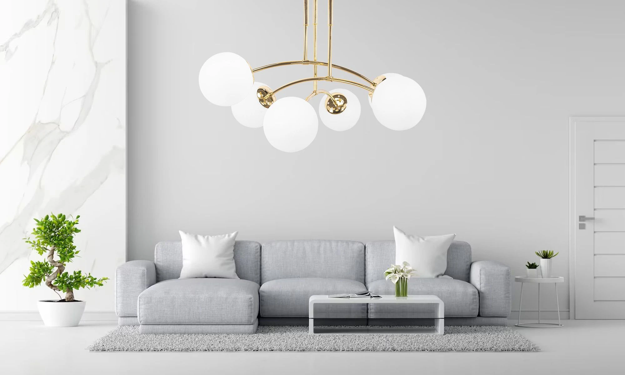Lubinis šviestuvas Toolight LAMPA WISZĄCA SUFITOWA ZŁOTA APP1577-5C aprašymas - Prekės nuotrauka