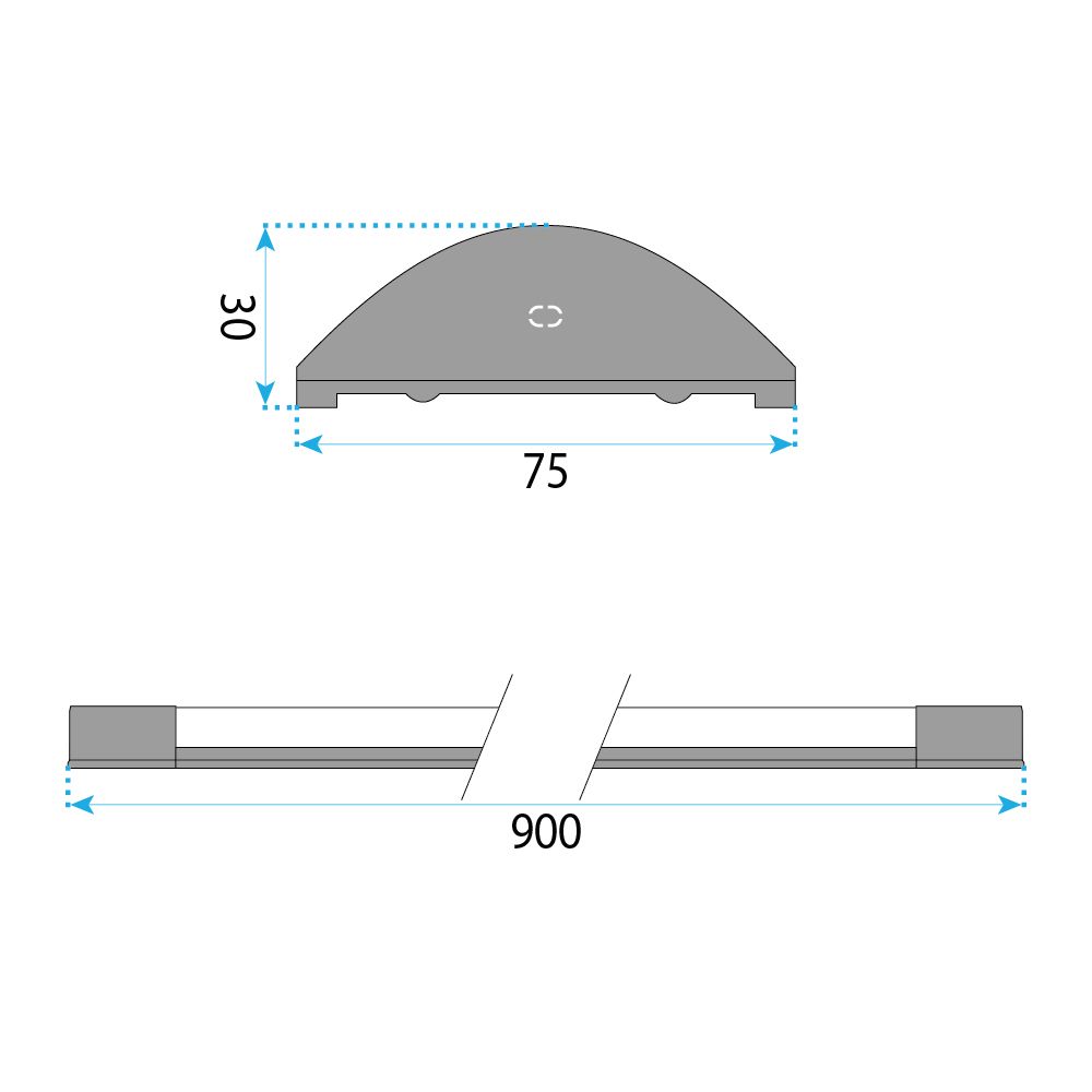 Toolight Led Lempa Jnh054-27n Juodas 90 Cm aprašymas - Prekės nuotrauka