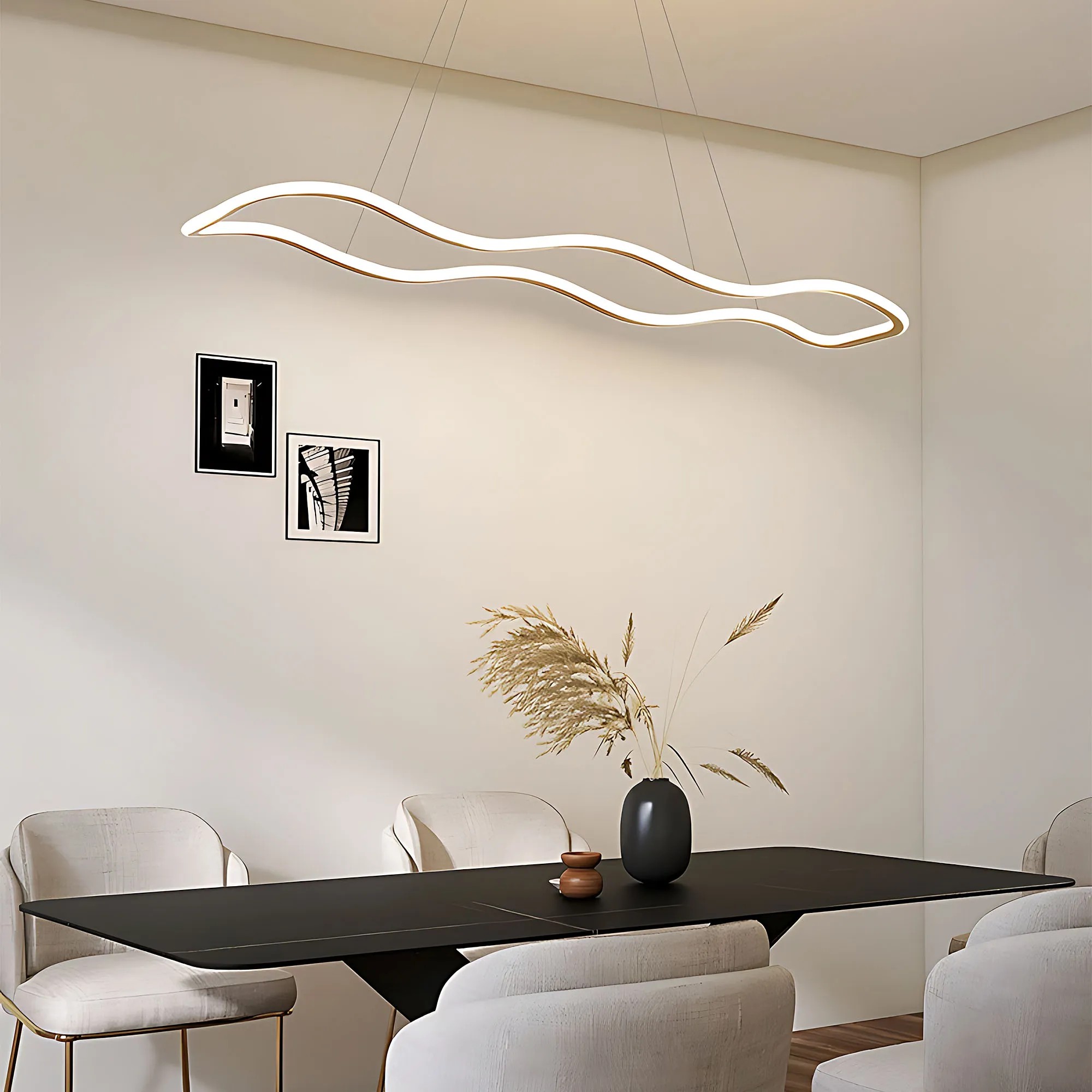 Toolight LED LUBINIS PAKABINAMAS ŠVIESTUVAS LHJ027-CP 100 cm, auksinės spalvos aprašymas - Prekės nuotrauka