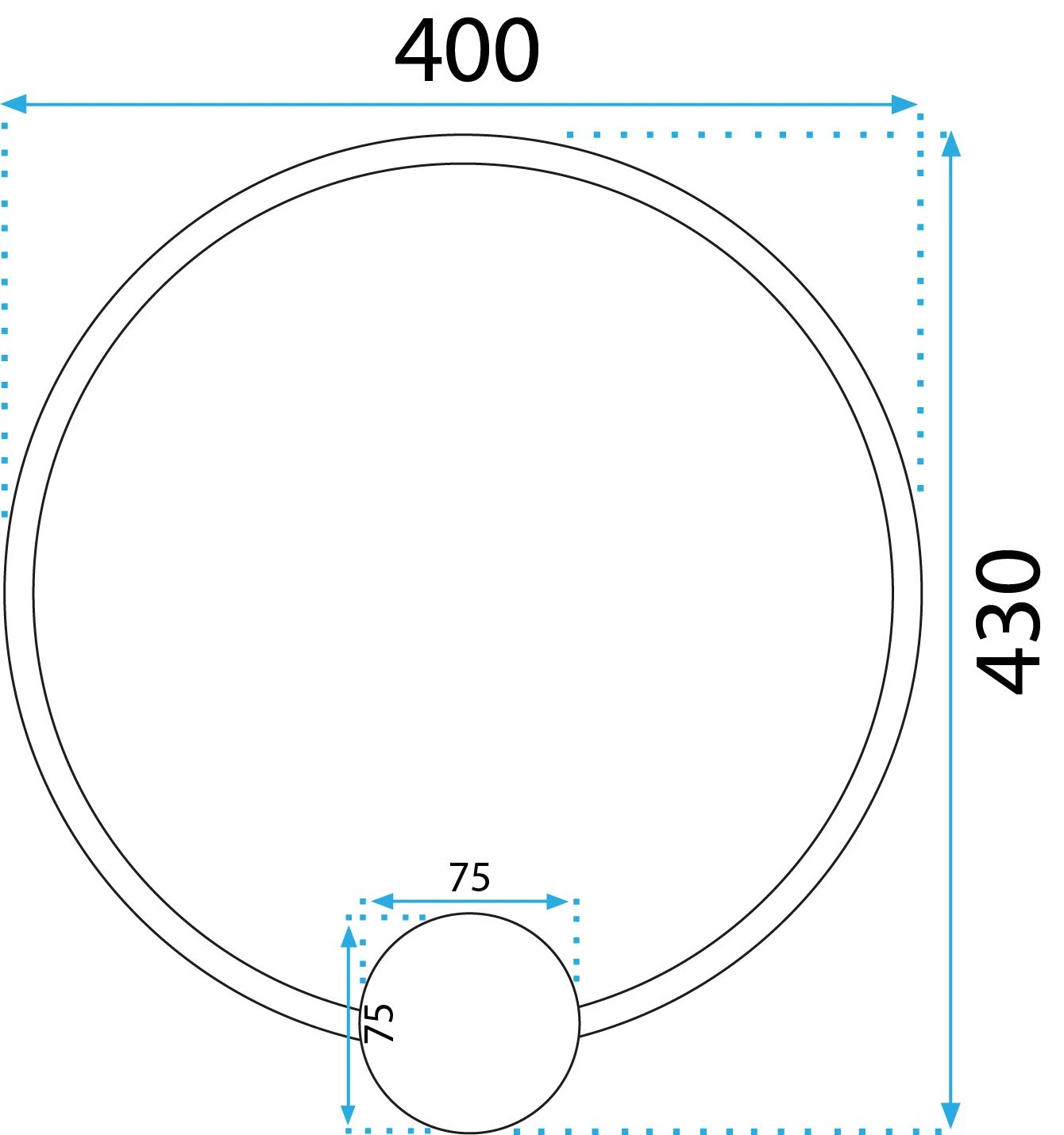 Sieninis šviestuvas Toolight LED SIENINĖ LAMPA APP1386-CW Juodas 40cm aprašymas - Prekės nuotrauka