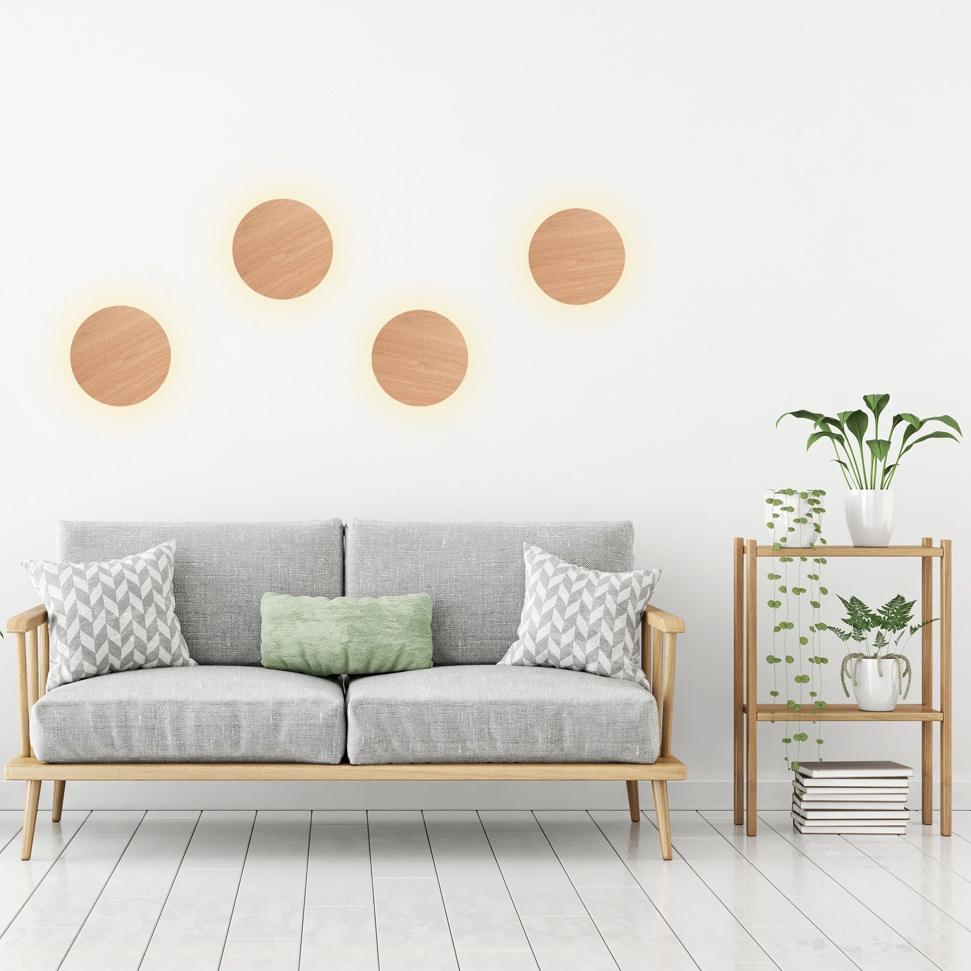 Sieninis šviestuvas Toolight LED SIENINĖ LAMPA APP1405-W WOOD aprašymas - Prekės nuotrauka