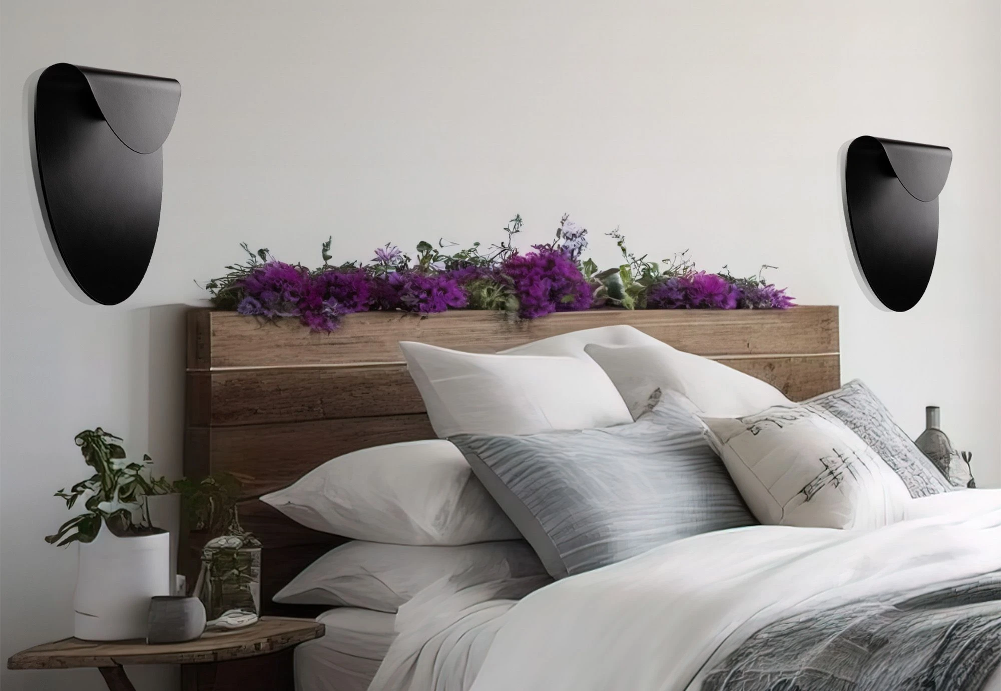 Sieninis šviestuvas Toolight LED SIENINĖ LAMPA APP1429-W Juodas aprašymas - Prekės nuotrauka