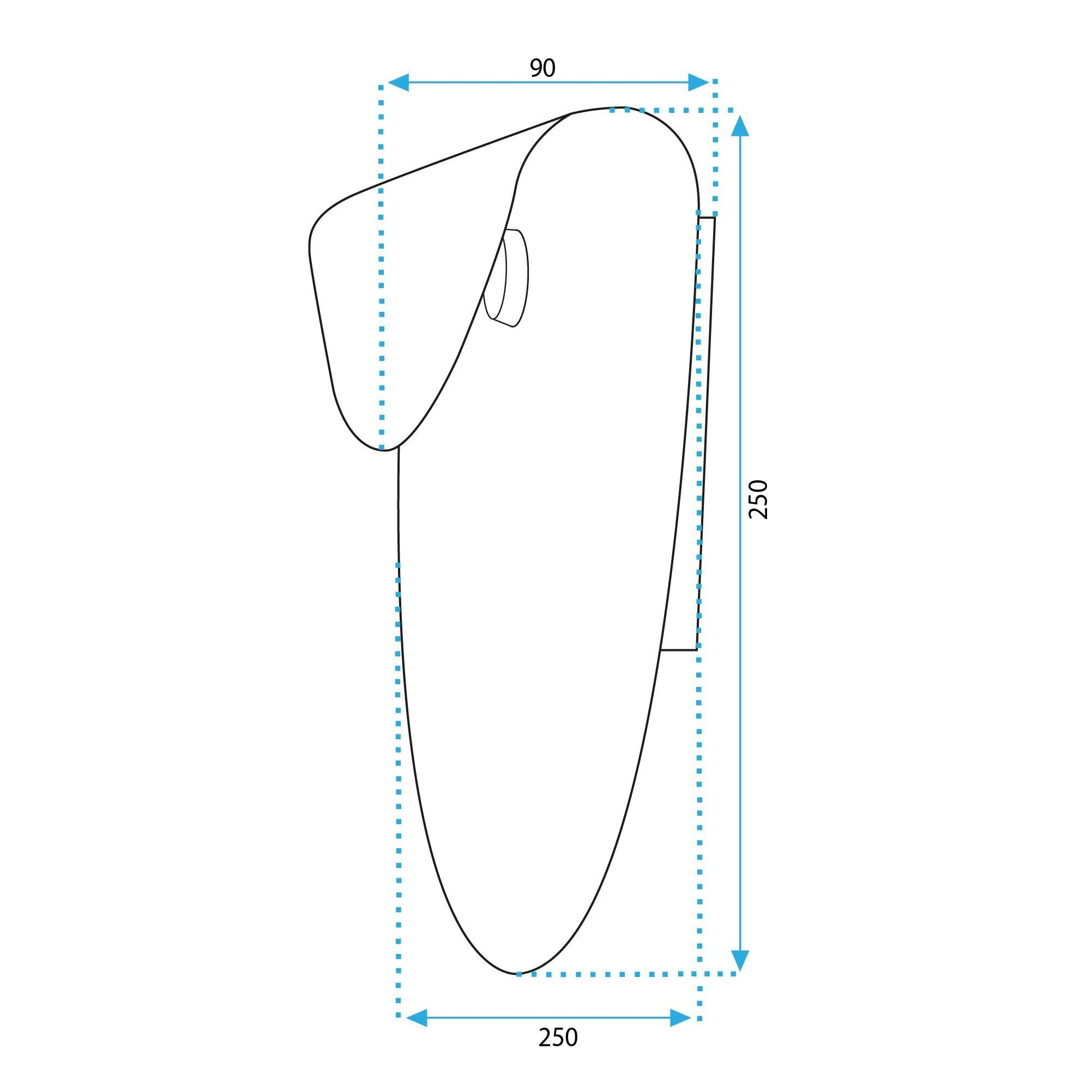 Sieninis šviestuvas Toolight LED SIENINĖ LAMPA APP1430-W GOLD aprašymas - Prekės nuotrauka