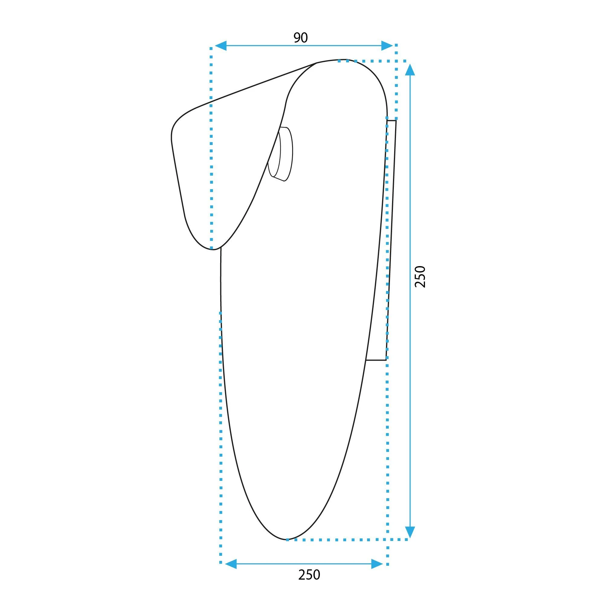 Sieninis šviestuvas Toolight LED SIENINĖ LAMPA APP1431-W Old Gold aprašymas - Prekės nuotrauka