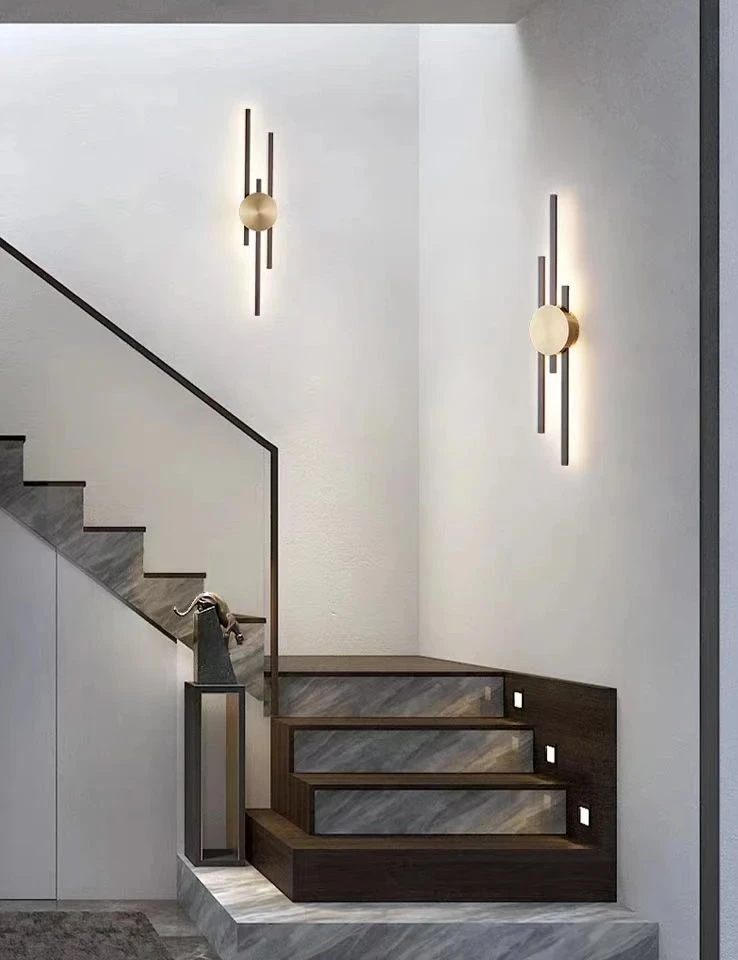 Sieninis šviestuvas Toolight LED SIENINĖ LAMPA LED APP1437-W Juodas GOLD aprašymas - Prekės nuotrauka