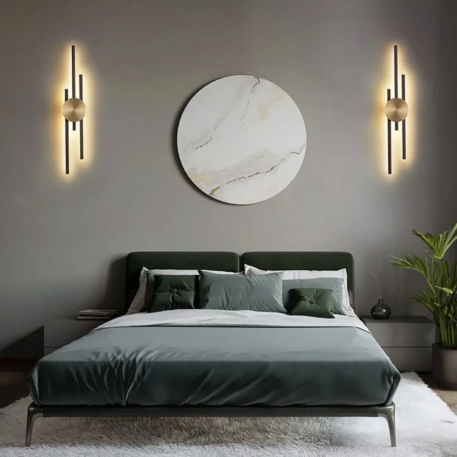 Sieninis šviestuvas Toolight LED SIENINĖ LAMPA LED APP1437-W Juodas GOLD aprašymas - Prekės nuotrauka