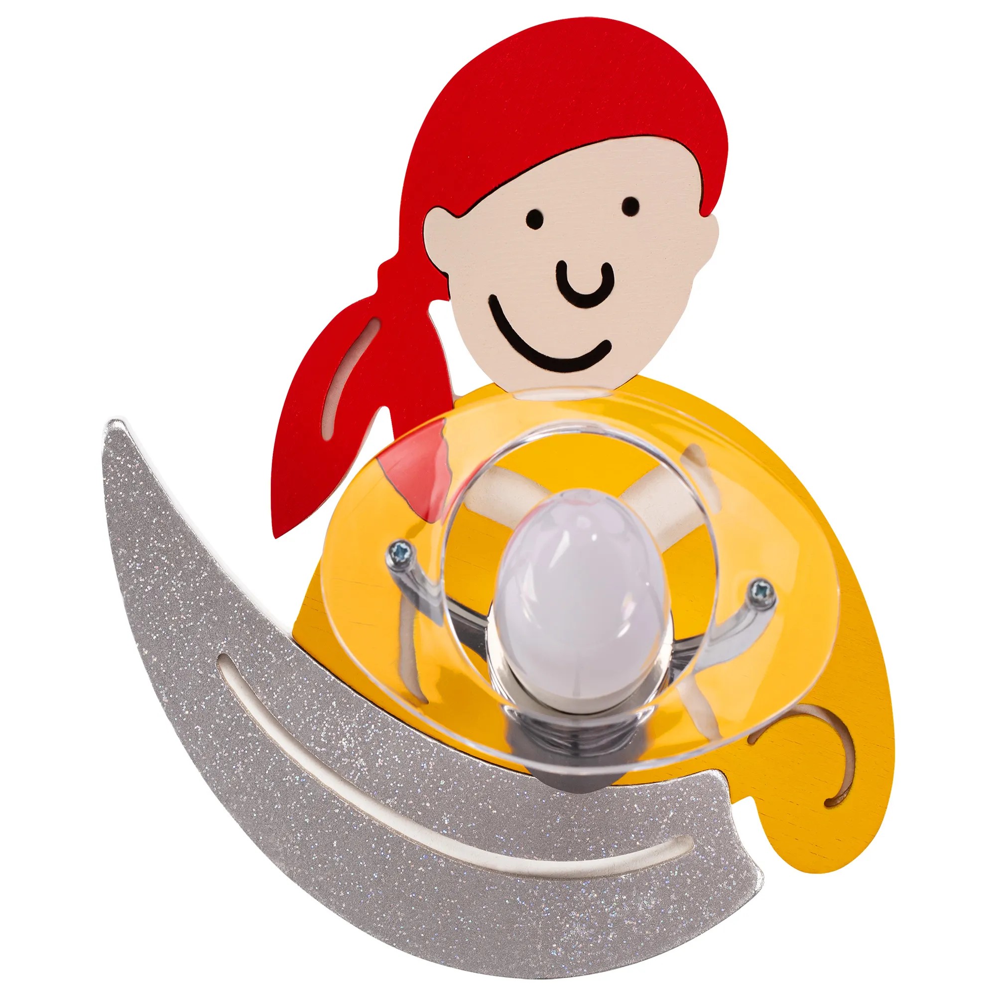 Sieninis šviestuvas Toolight LED SIENINĖ LAMPA PIRATE Geltonas 4717 aprašymas - Prekės nuotrauka