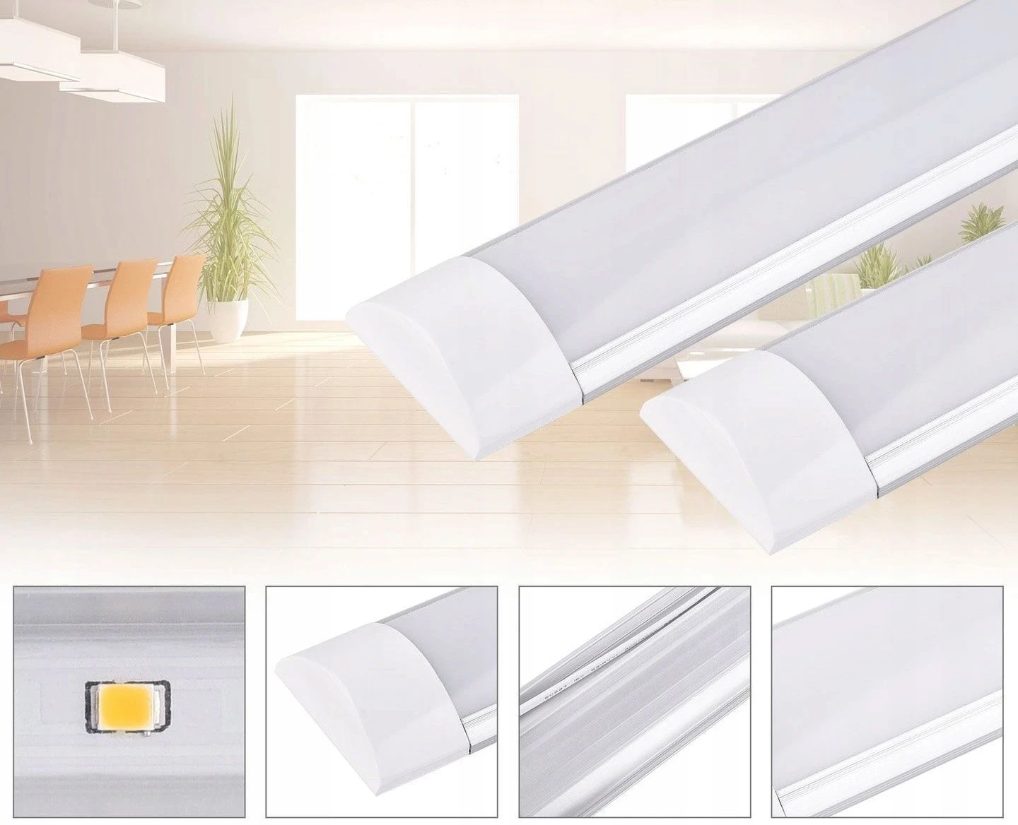 Toolight LED skydelis 120cm 35W aprašymas - Prekės nuotrauka