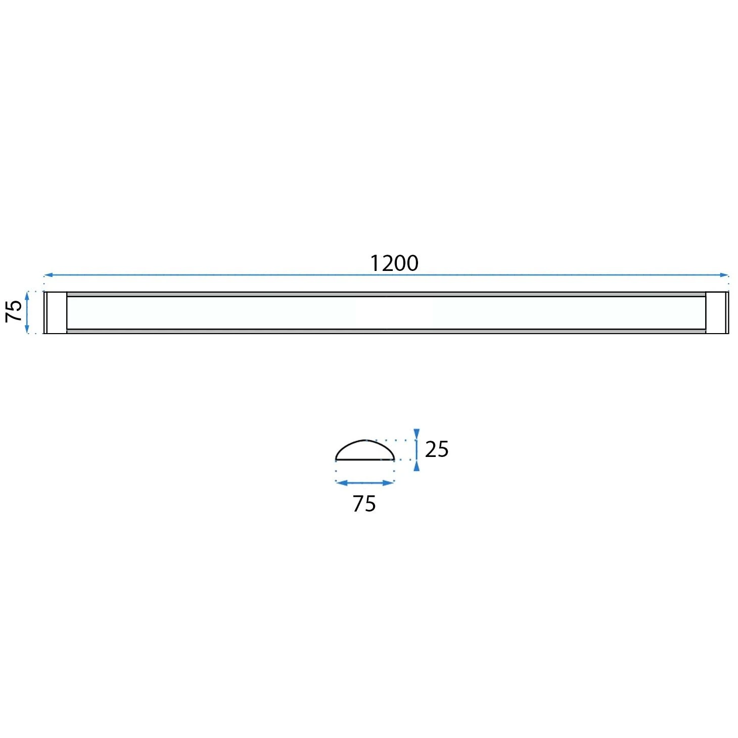 Toolight LED skydelis 120cm 35W aprašymas - Prekės nuotrauka