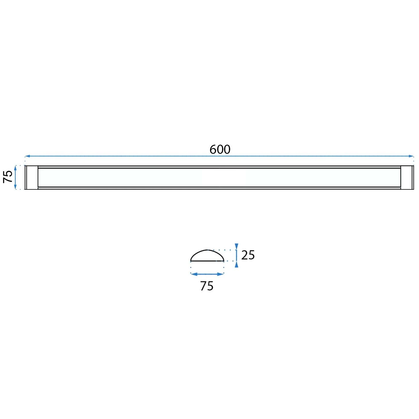 Toolight LED skydelis 60cm 18W aprašymas - Prekės nuotrauka