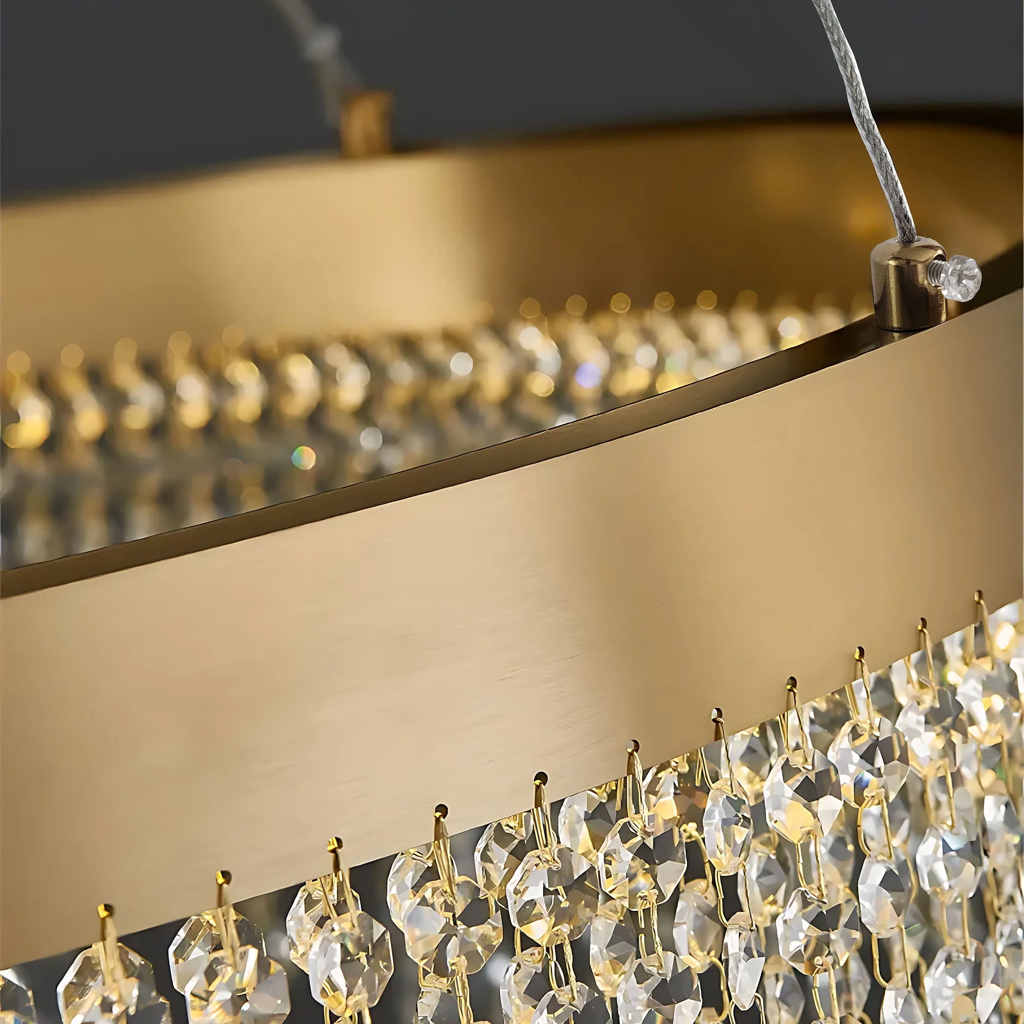 Pakabinamas šviestuvas Toolight LED šviestuvas APP1730-1CP GOLD aprašymas - Prekės nuotrauka