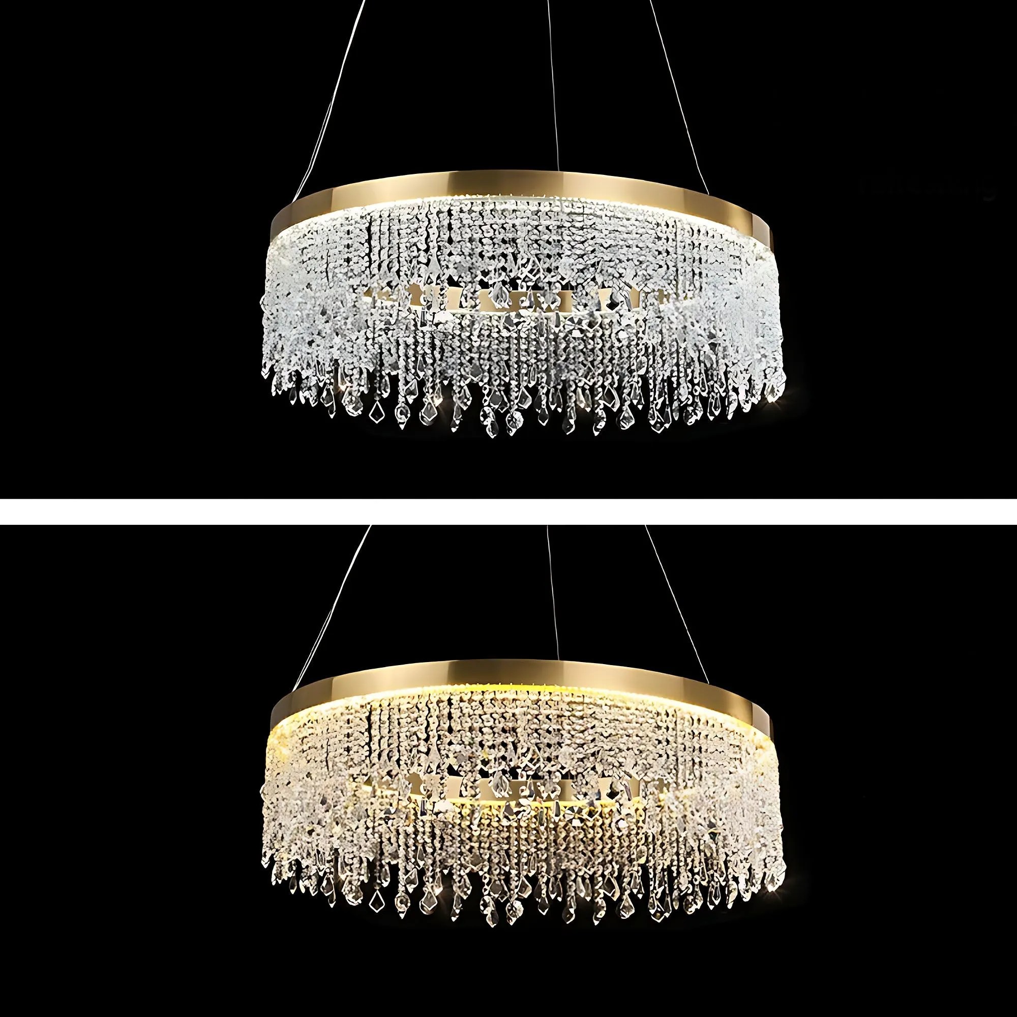 Pakabinamas šviestuvas Toolight LED šviestuvas APP1731-1CP GOLD 60cm aprašymas - Prekės nuotrauka