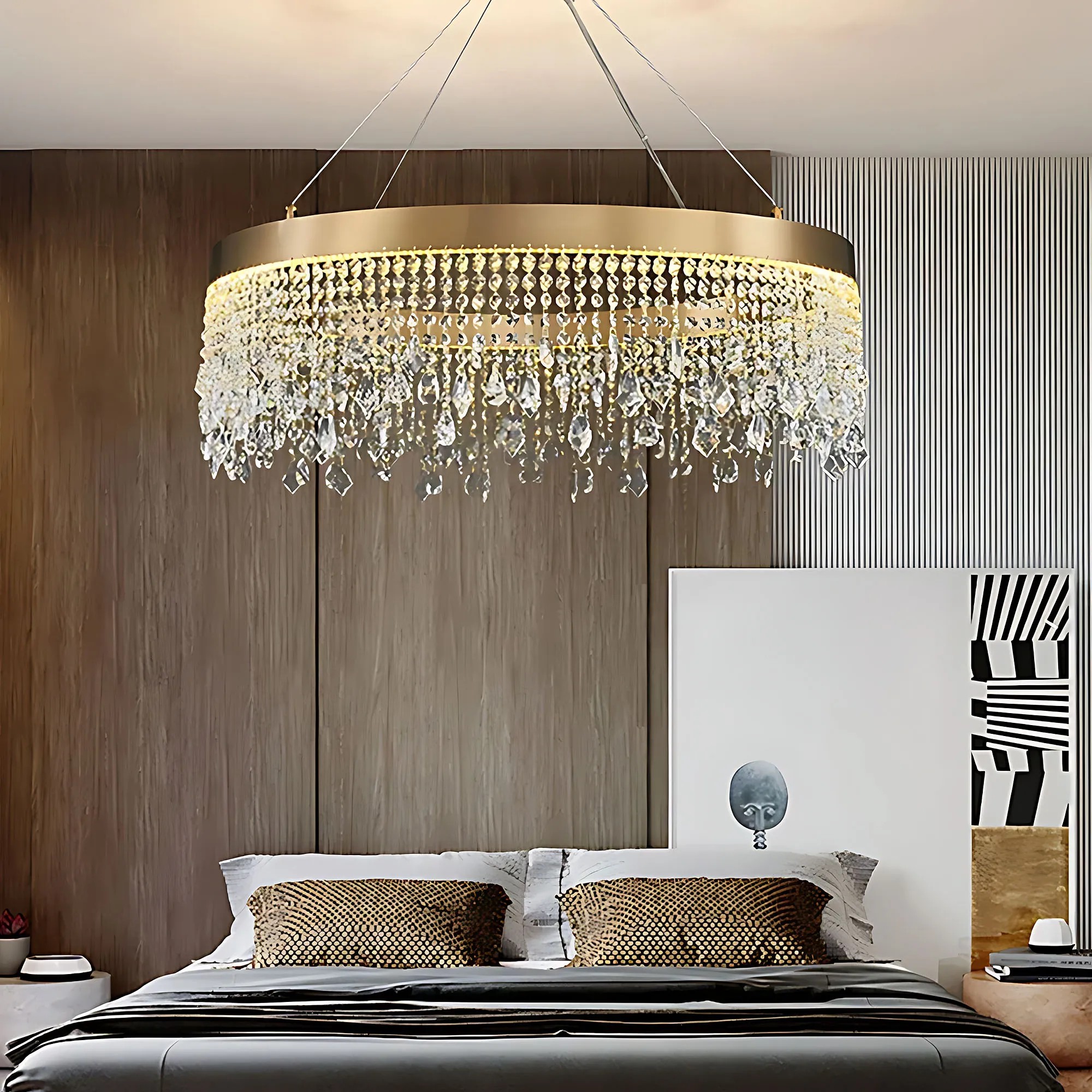 Pakabinamas šviestuvas Toolight LED šviestuvas APP1731-1CP GOLD 60cm aprašymas - Prekės nuotrauka