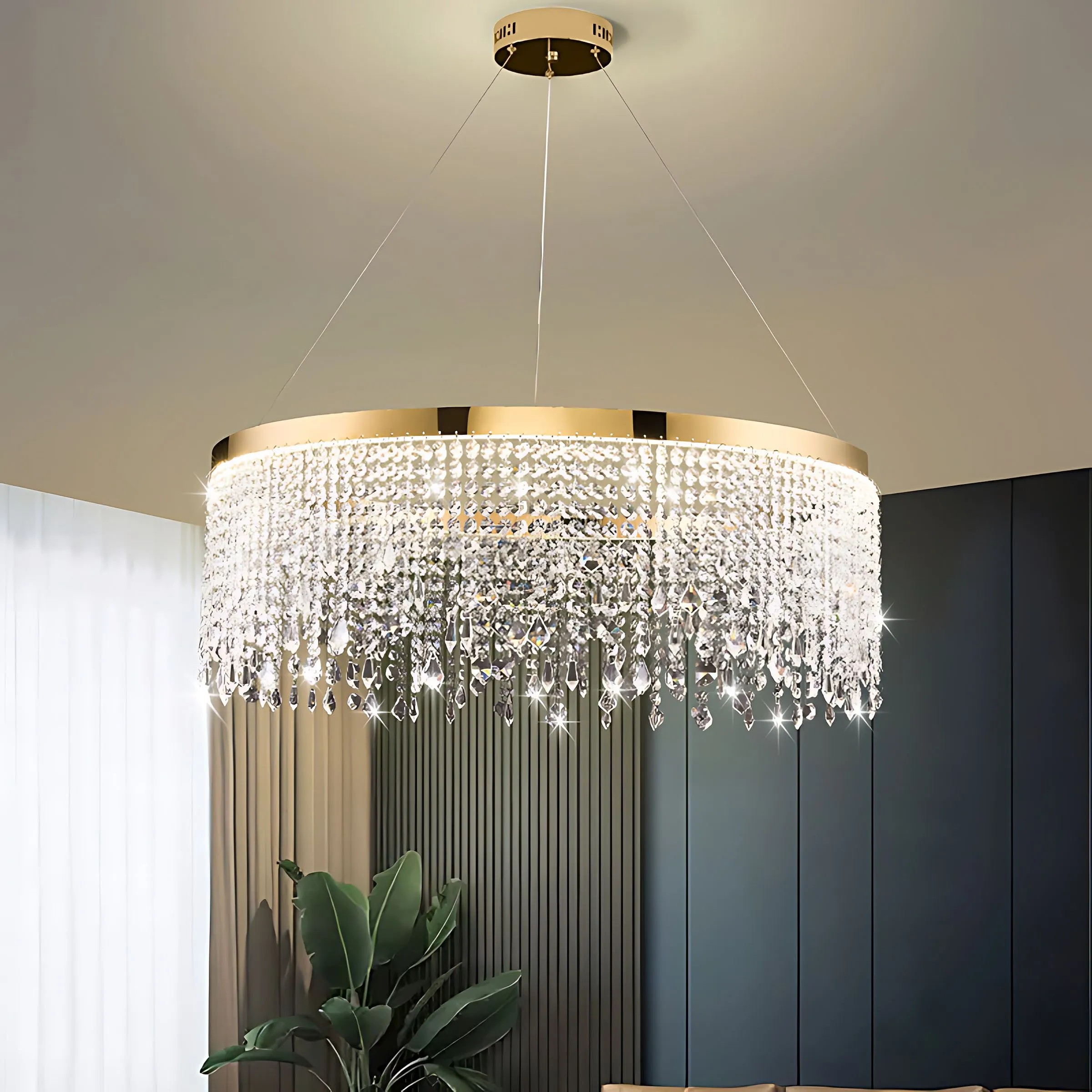 Pakabinamas šviestuvas Toolight LED šviestuvas APP1731-1CP GOLD 60cm aprašymas - Prekės nuotrauka