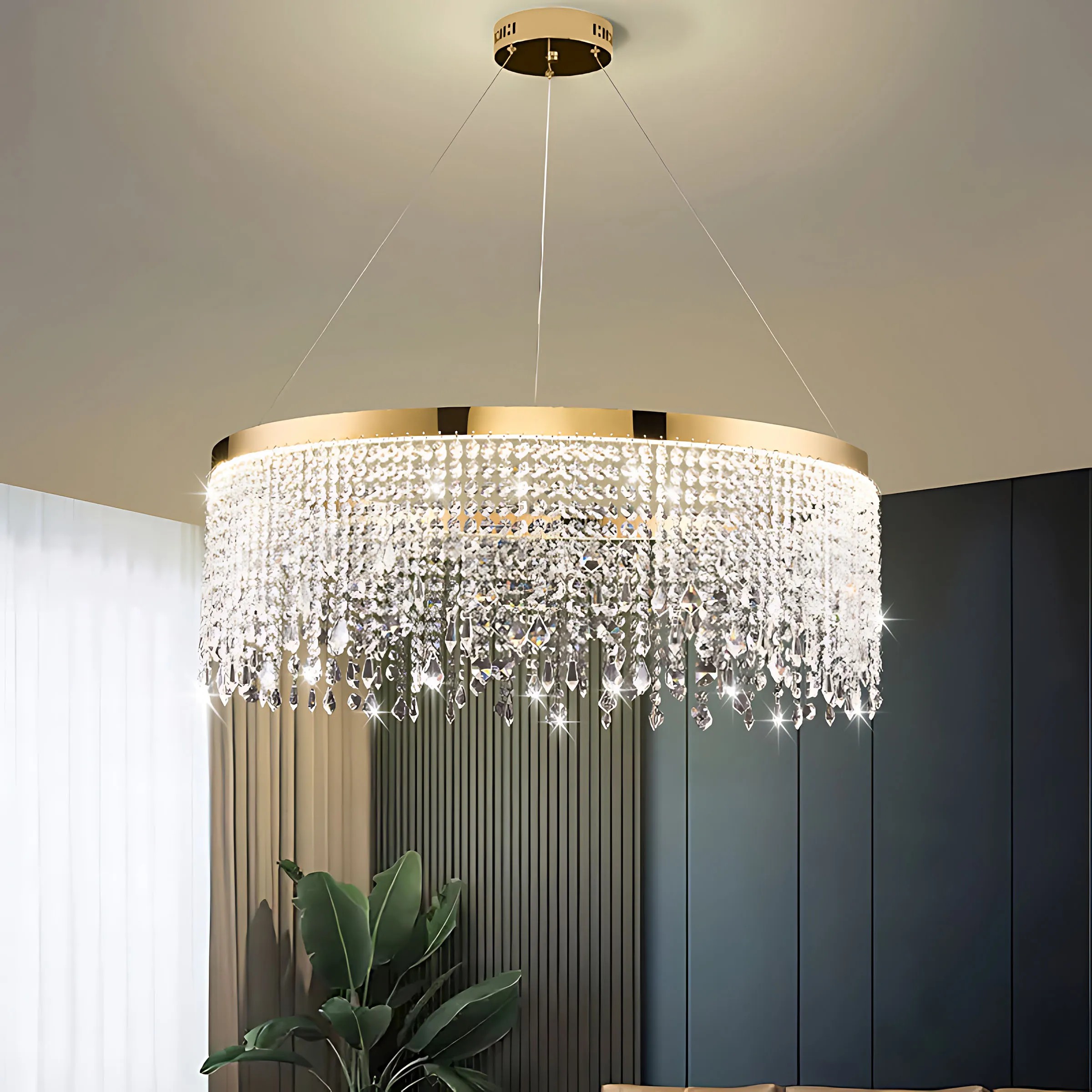 Pakabinamas šviestuvas Toolight LED šviestuvas APP1731-1CP GOLD 60cm aprašymas - Prekės nuotrauka