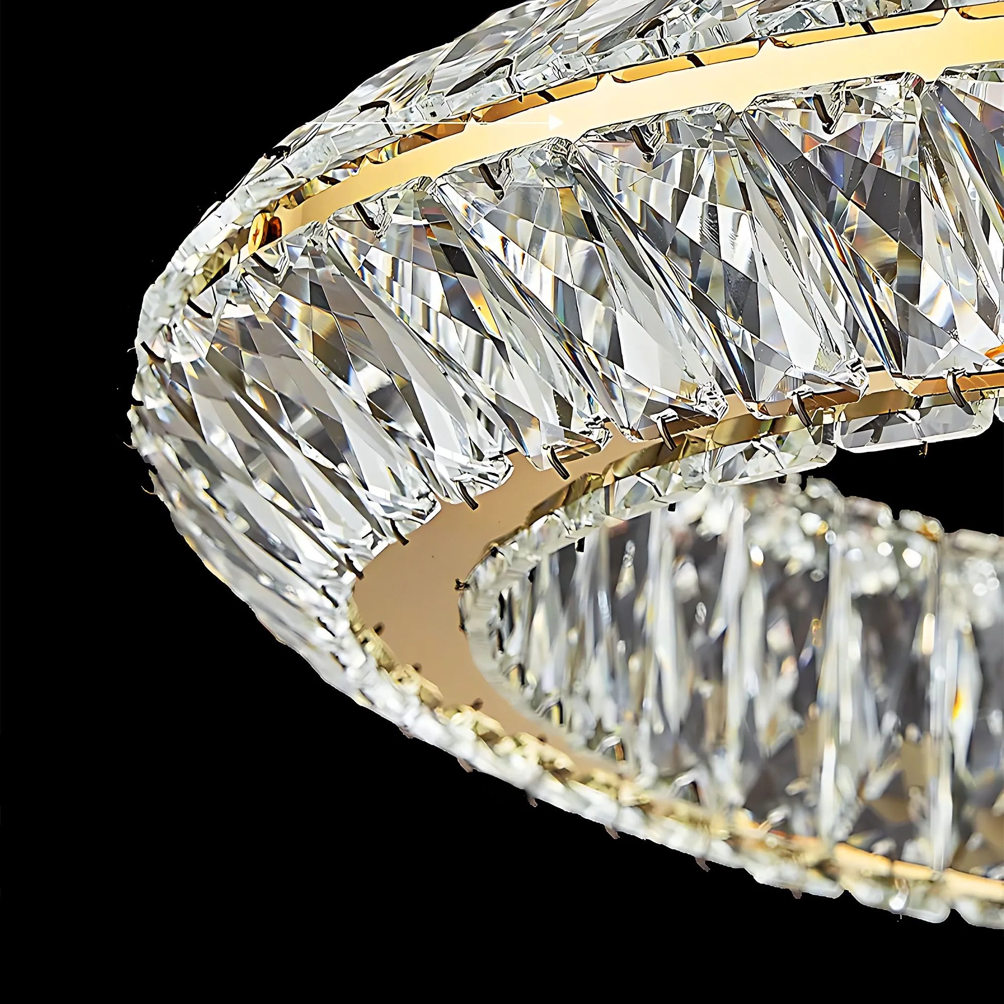 Pakabinamas šviestuvas Toolight LED šviestuvas APP1769-CP 80cm Gold aprašymas - Prekės nuotrauka