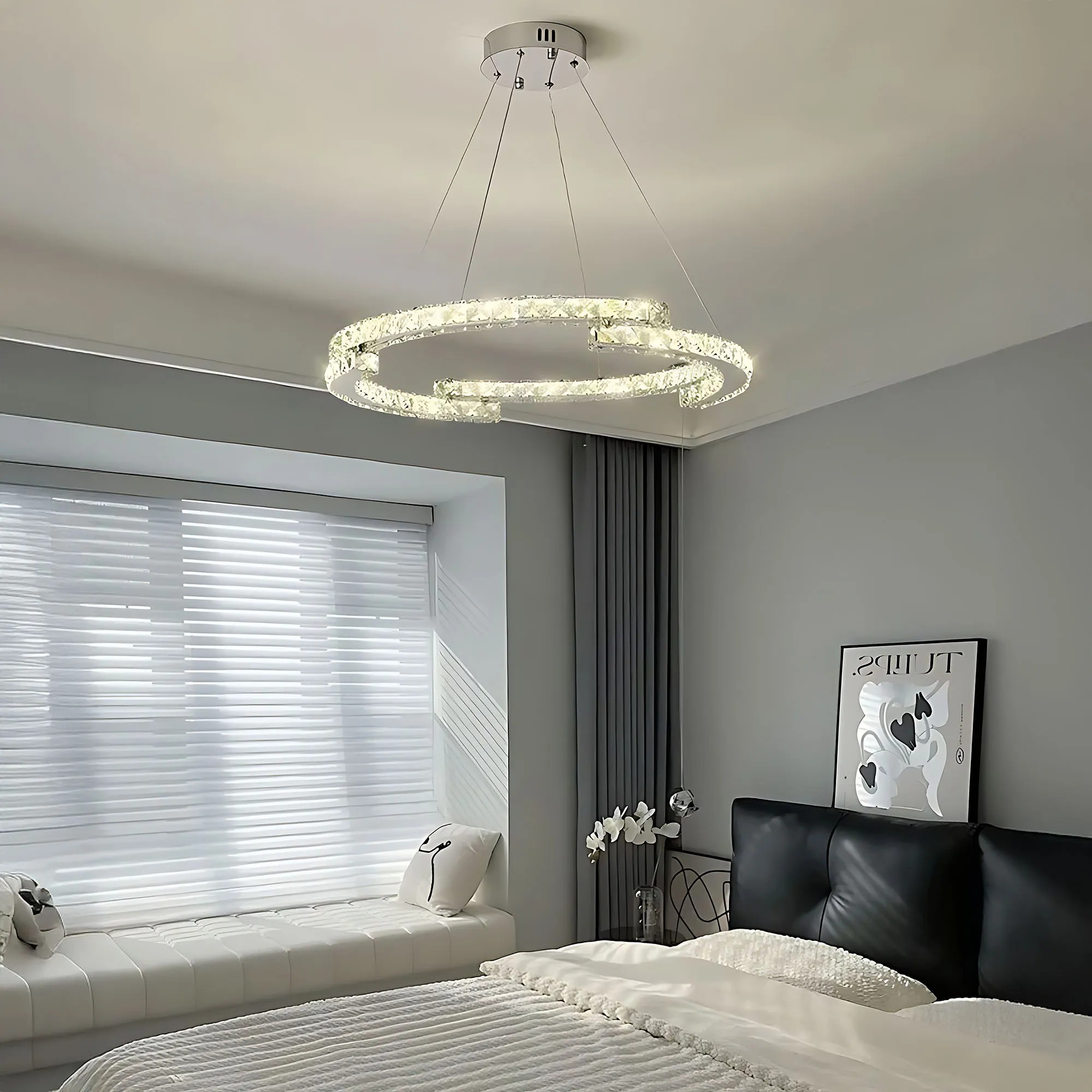 Pakabinamas šviestuvas Toolight LED šviestuvas APP1770-CP CHROME 60cm aprašymas - Prekės nuotrauka