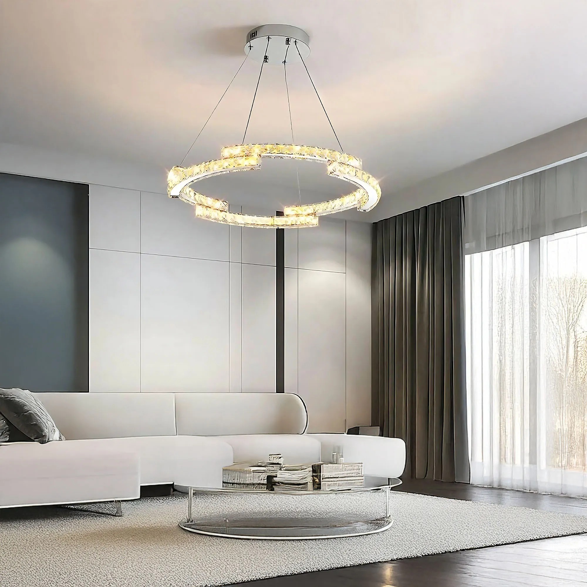 Pakabinamas šviestuvas Toolight LED šviestuvas APP1770-CP CHROME 60cm aprašymas - Prekės nuotrauka