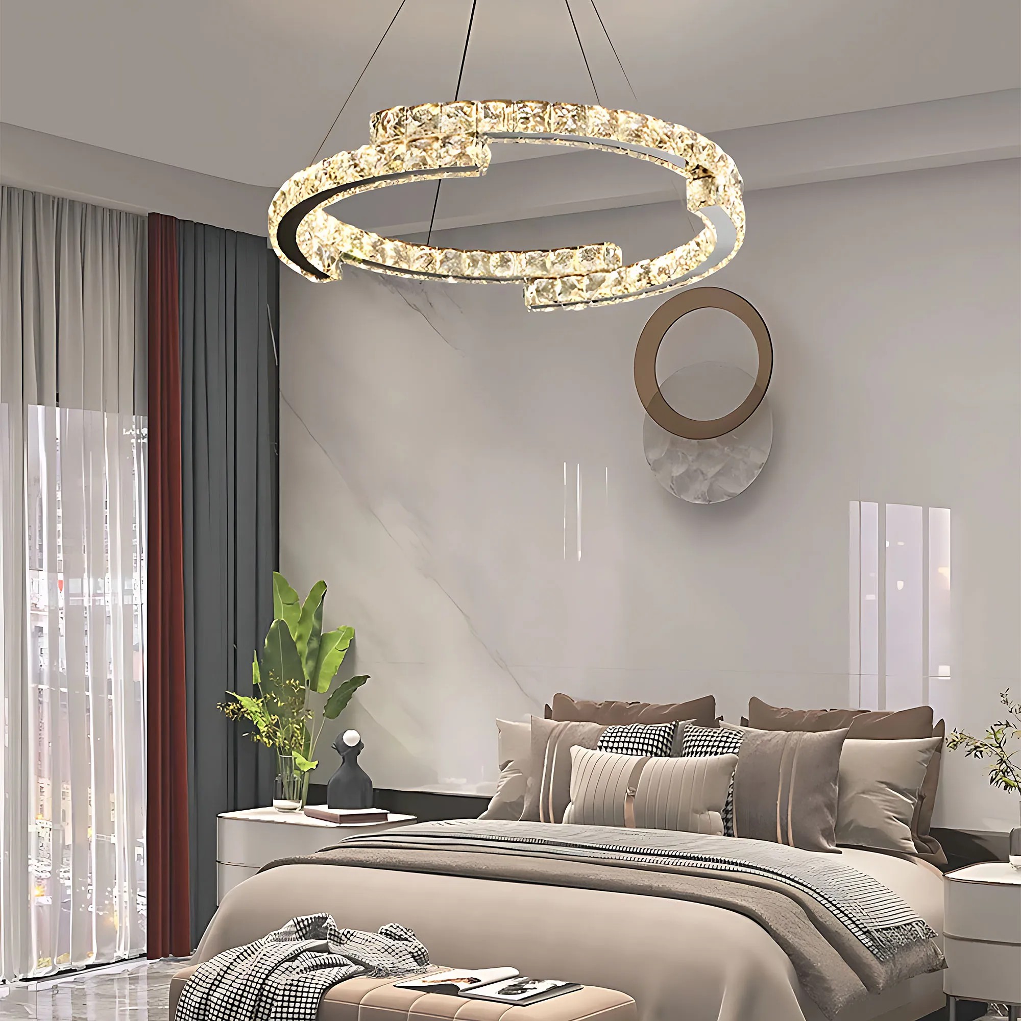 Pakabinamas šviestuvas Toolight LED šviestuvas APP1770-CP CHROME 60cm aprašymas - Prekės nuotrauka