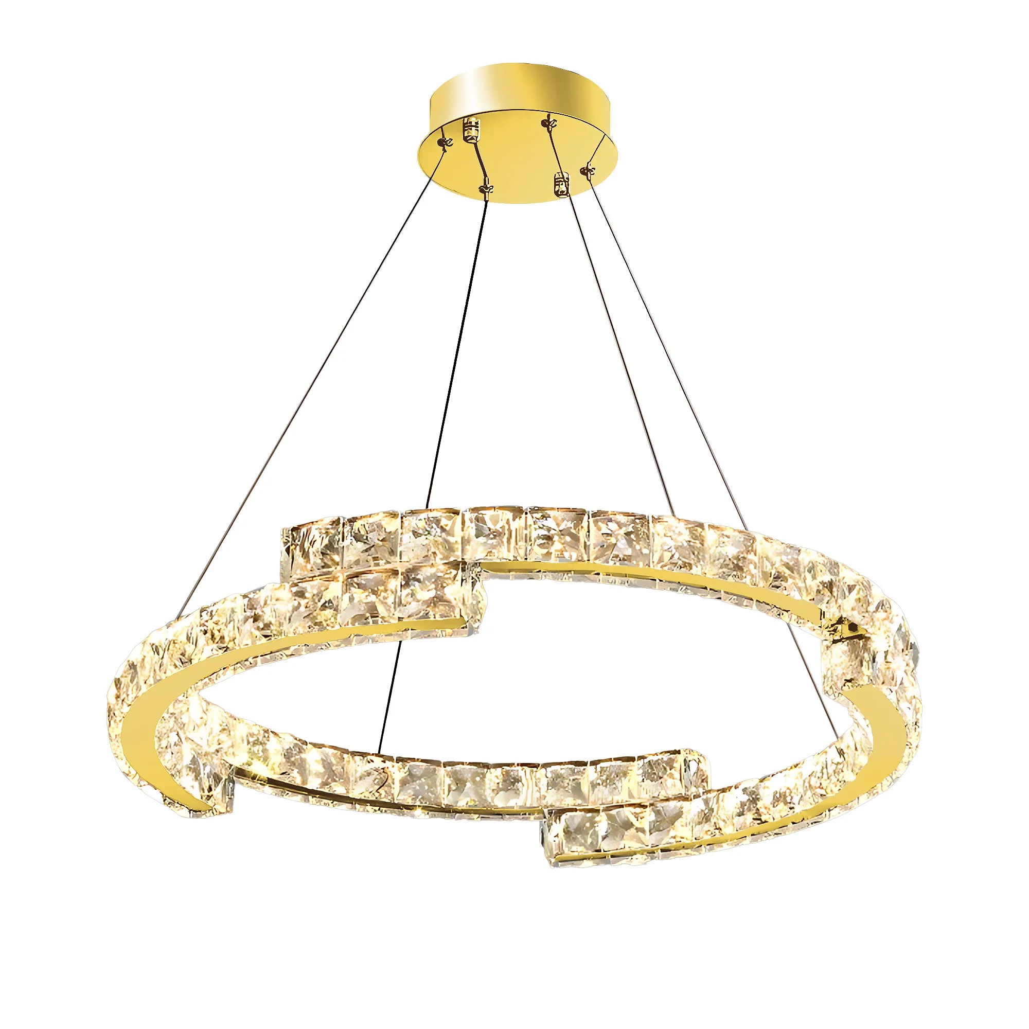 Pakabinamas šviestuvas Toolight LED šviestuvas APP1771-CP GOLD 60cm aprašymas - Prekės nuotrauka