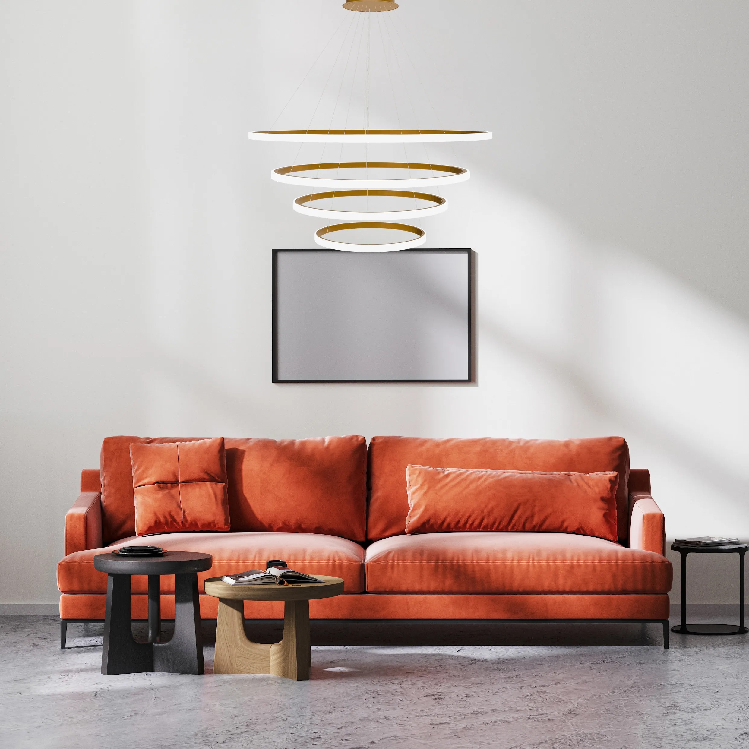 Toolight LHJ010-CP4 BRUSH GOLD pakabinamas šviestuvas aprašymas - Prekės nuotrauka