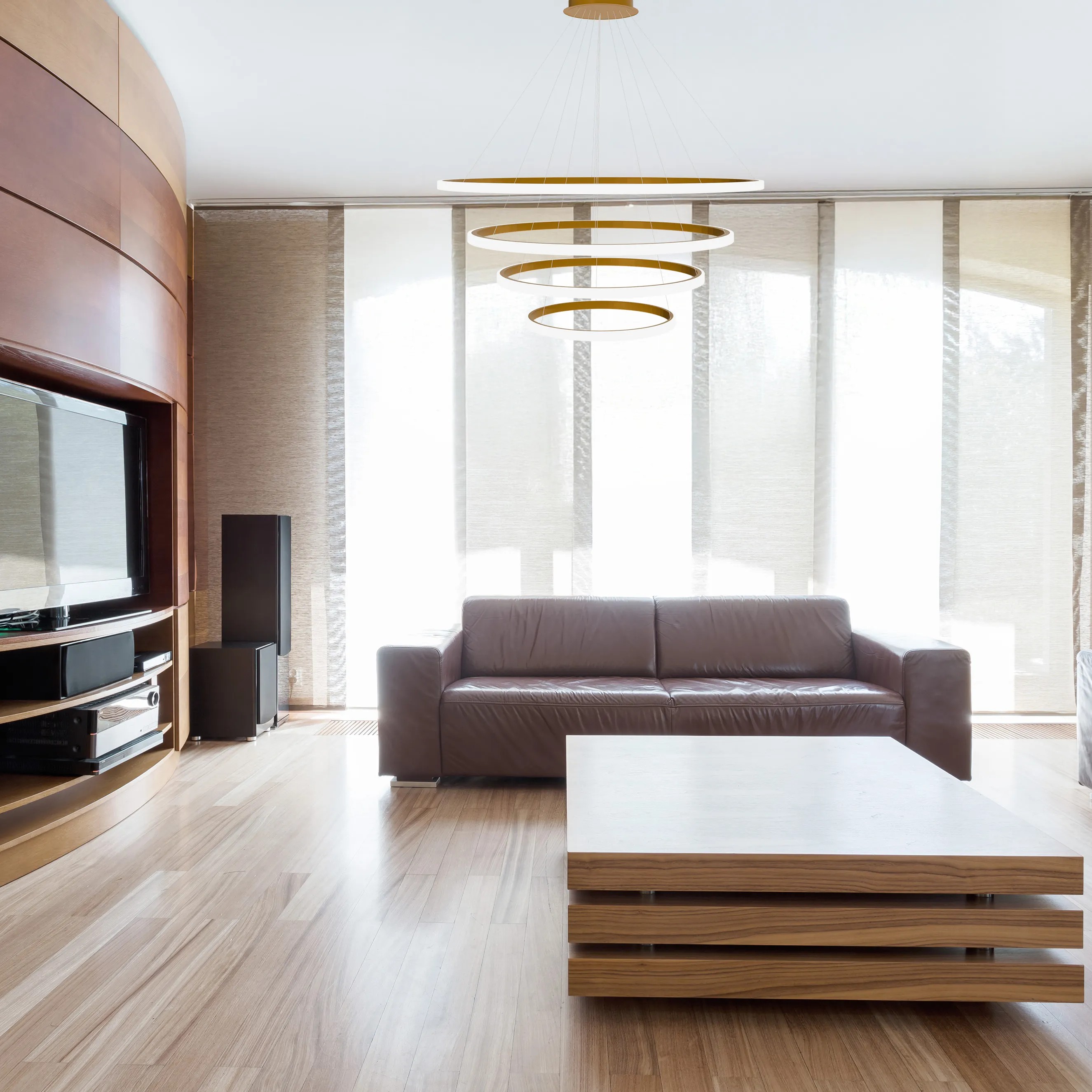Toolight LHJ010-CP4 BRUSH GOLD pakabinamas šviestuvas aprašymas - Prekės nuotrauka