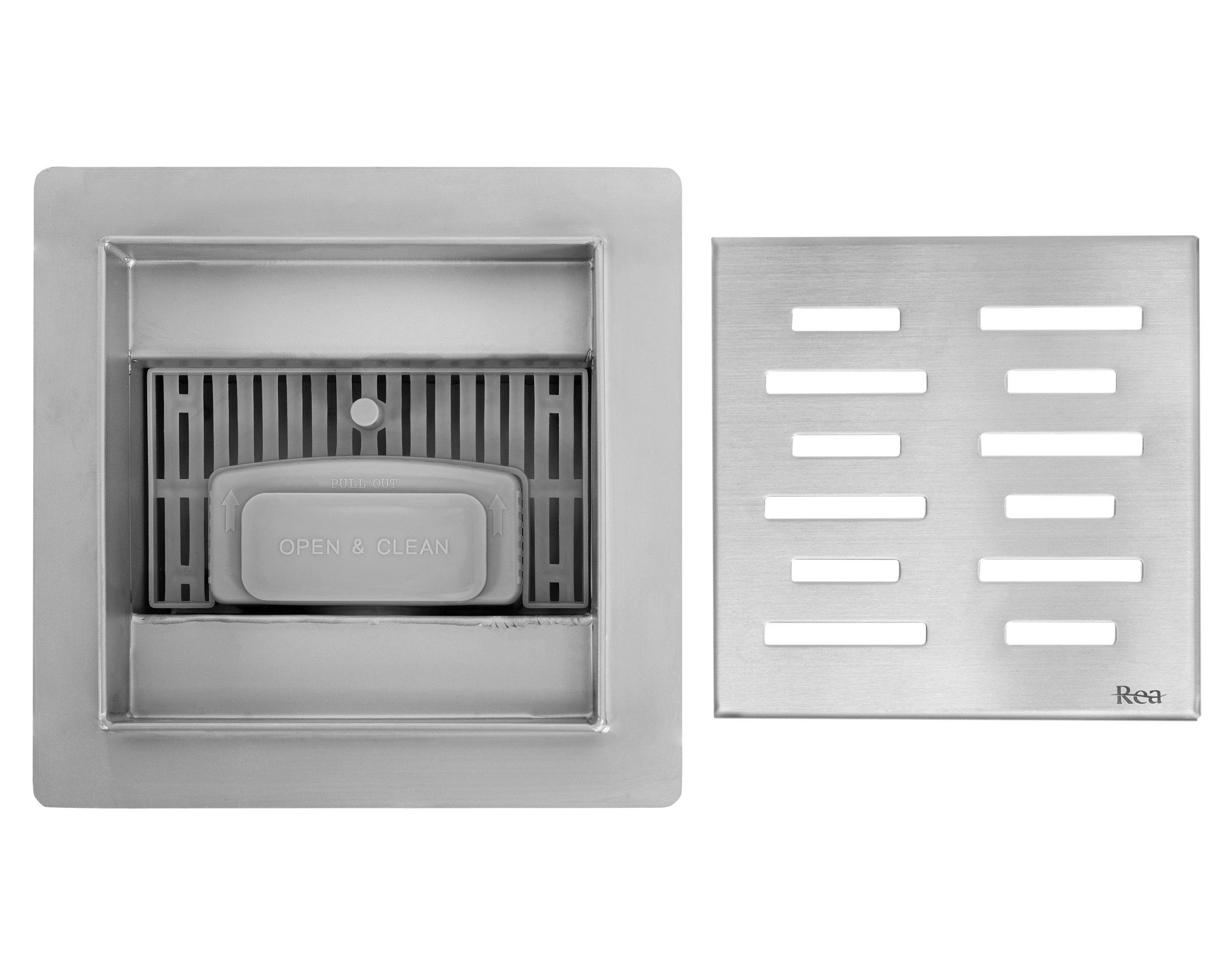 Linijinis nutekėjimas REA LINE Nickel 12x12 aprašymas - Prekės nuotrauka