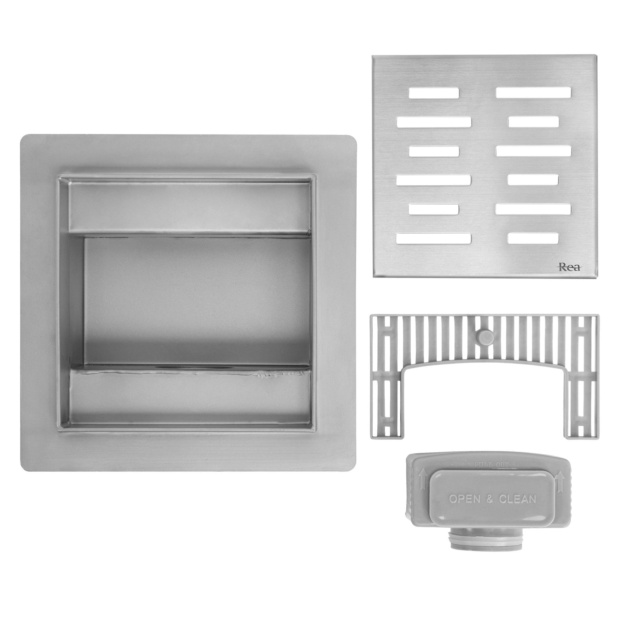 Linijinis nutekėjimas REA LINE Nickel 12x12 aprašymas - Prekės nuotrauka