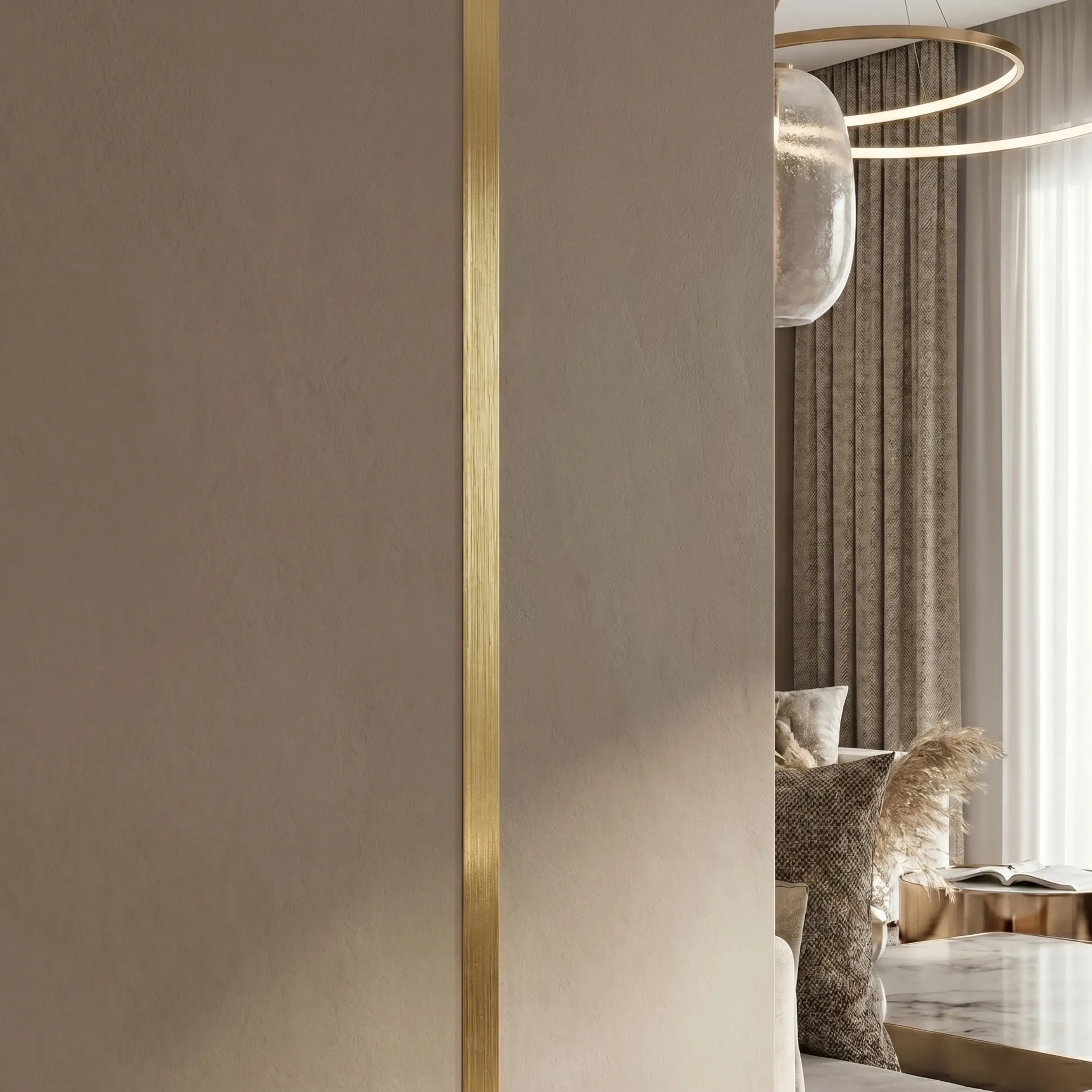 Lipni Dekoratyvinė Juostelė Rea P14454 2cm Gold aprašymas - Prekės nuotrauka
