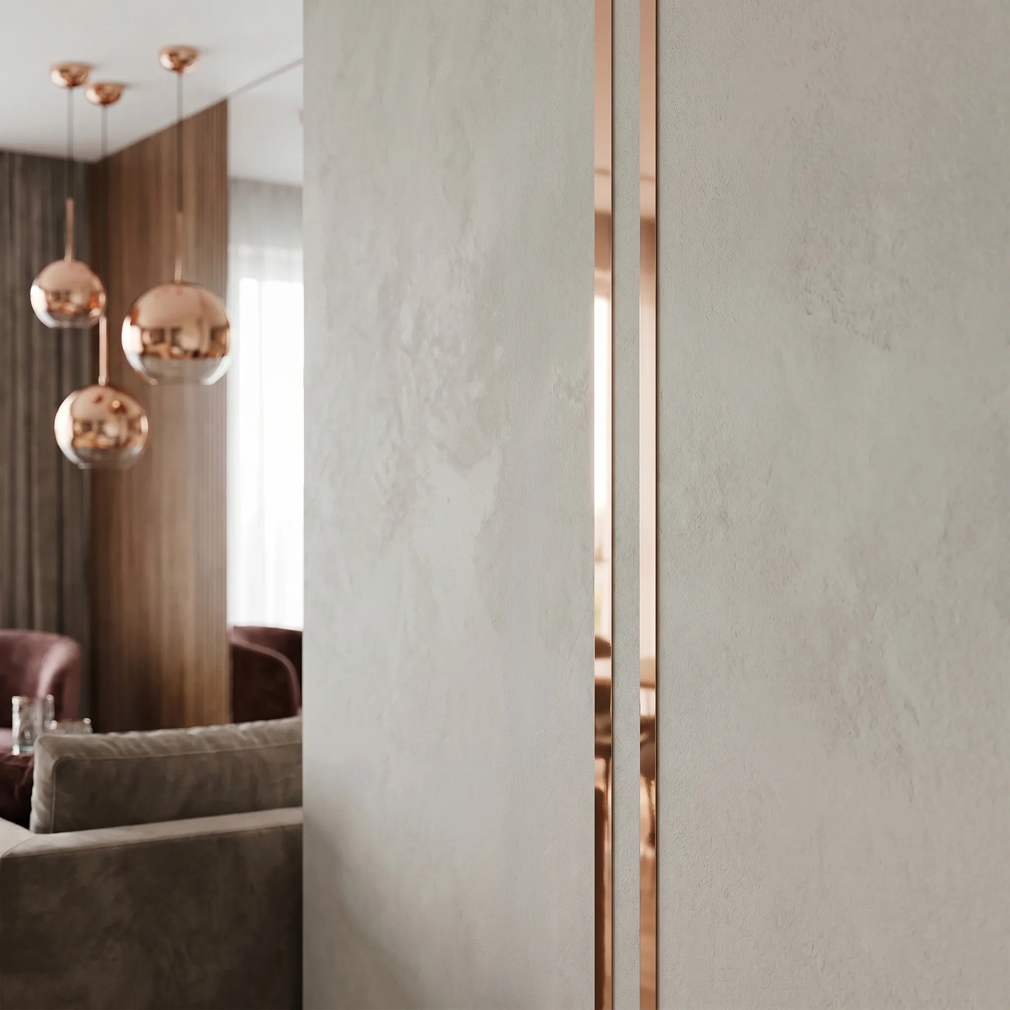 Lipni Dekoratyvinė Juostelė Rea P14454e 2cm Copper aprašymas - Prekės nuotrauka