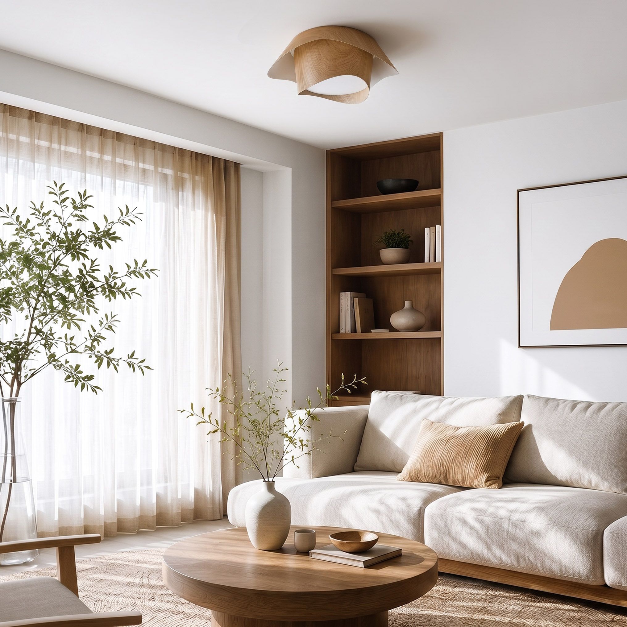 Toolight Lubinis Šviestuvas Led App1930-c 40cm Wood aprašymas - Prekės nuotrauka